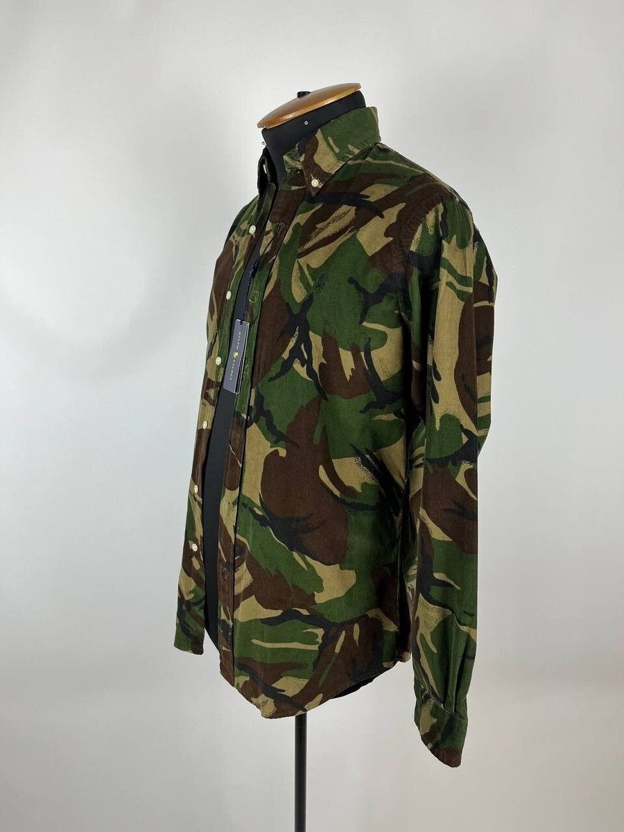 Polo Ralph Lauren Polo Ralph Lauren Mens Camo Velvet Button Up Shirt(0305) Size US M / EU 48-50 / 2 - 2 Thumbnail