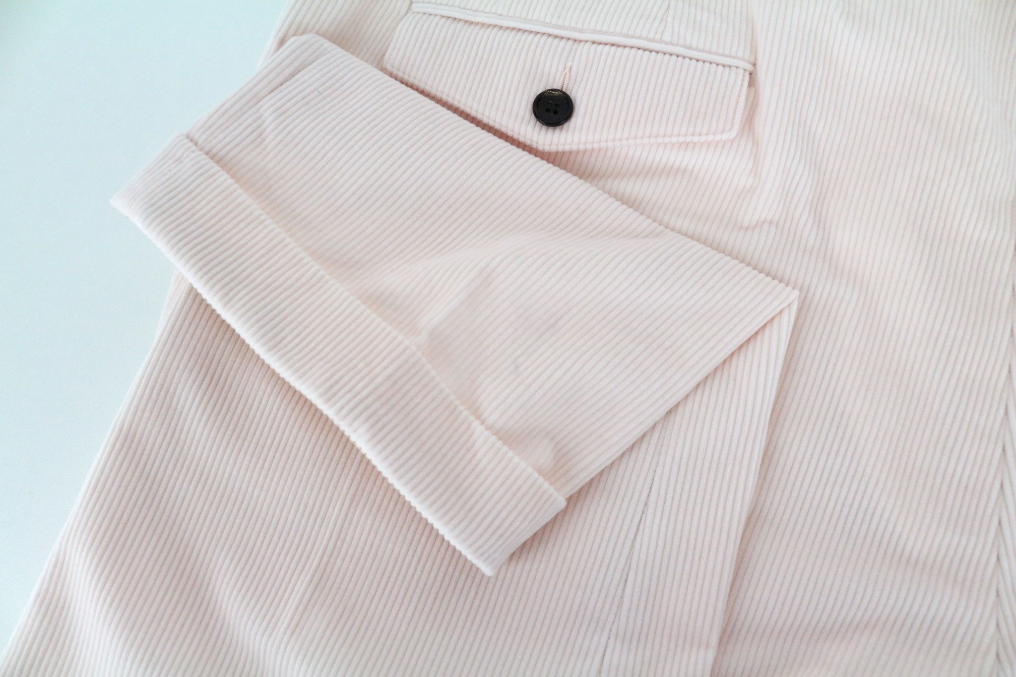 Suitsupply BLAKE UK48R Pink Cotton Pleated Corduroy 72698 Size 48R - 8 Thumbnail