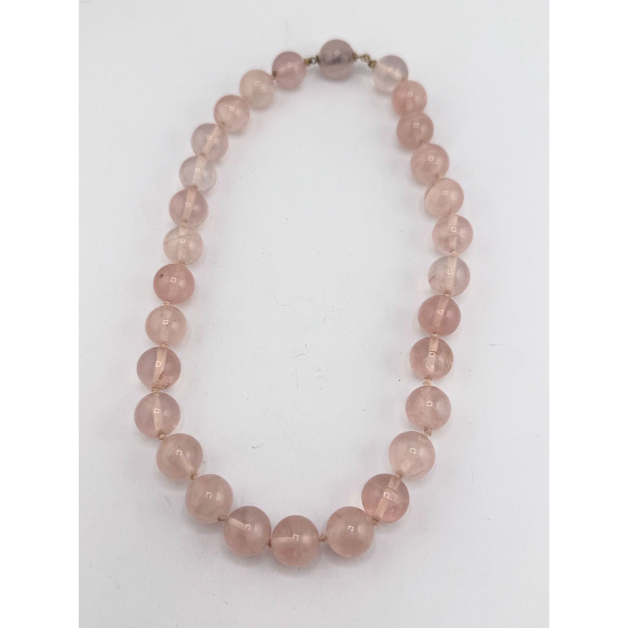 Vintage Vintage 14K Gold Clasp Pink Topaz Beaded Stone Collar Neckla Size ONE SIZE - 3 Thumbnail