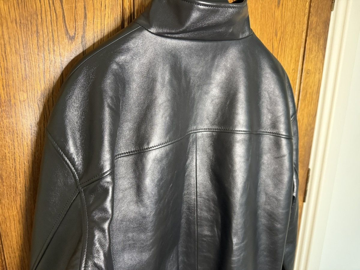 Celine FW24 Celine logo Triomphe leather tracksuit jacket 54 Hedi Size US L / EU 52-54 / 3 - 20 Thumbnail