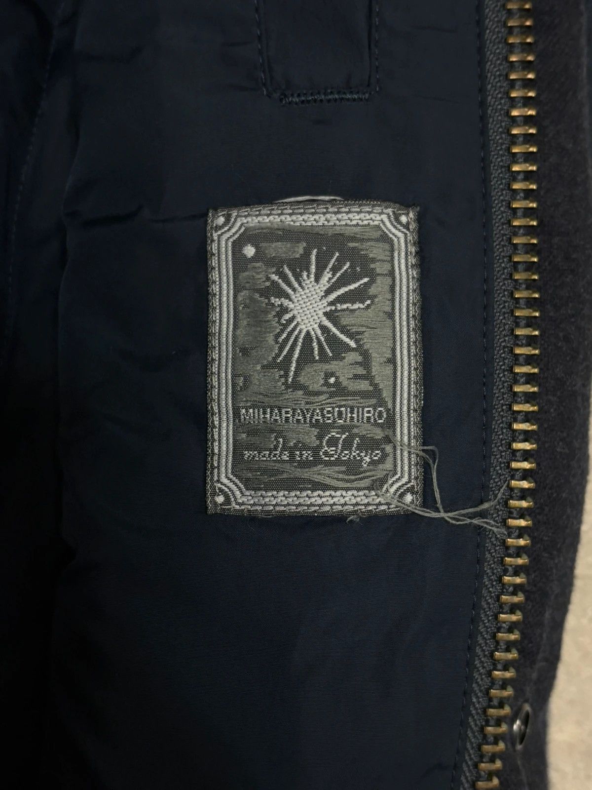 Maison MIHARA YASUHIRO Mihara Yasuhiro navy wool gilet duffle latch jacket Size US M / EU 48-50 / 2 - 5 Thumbnail