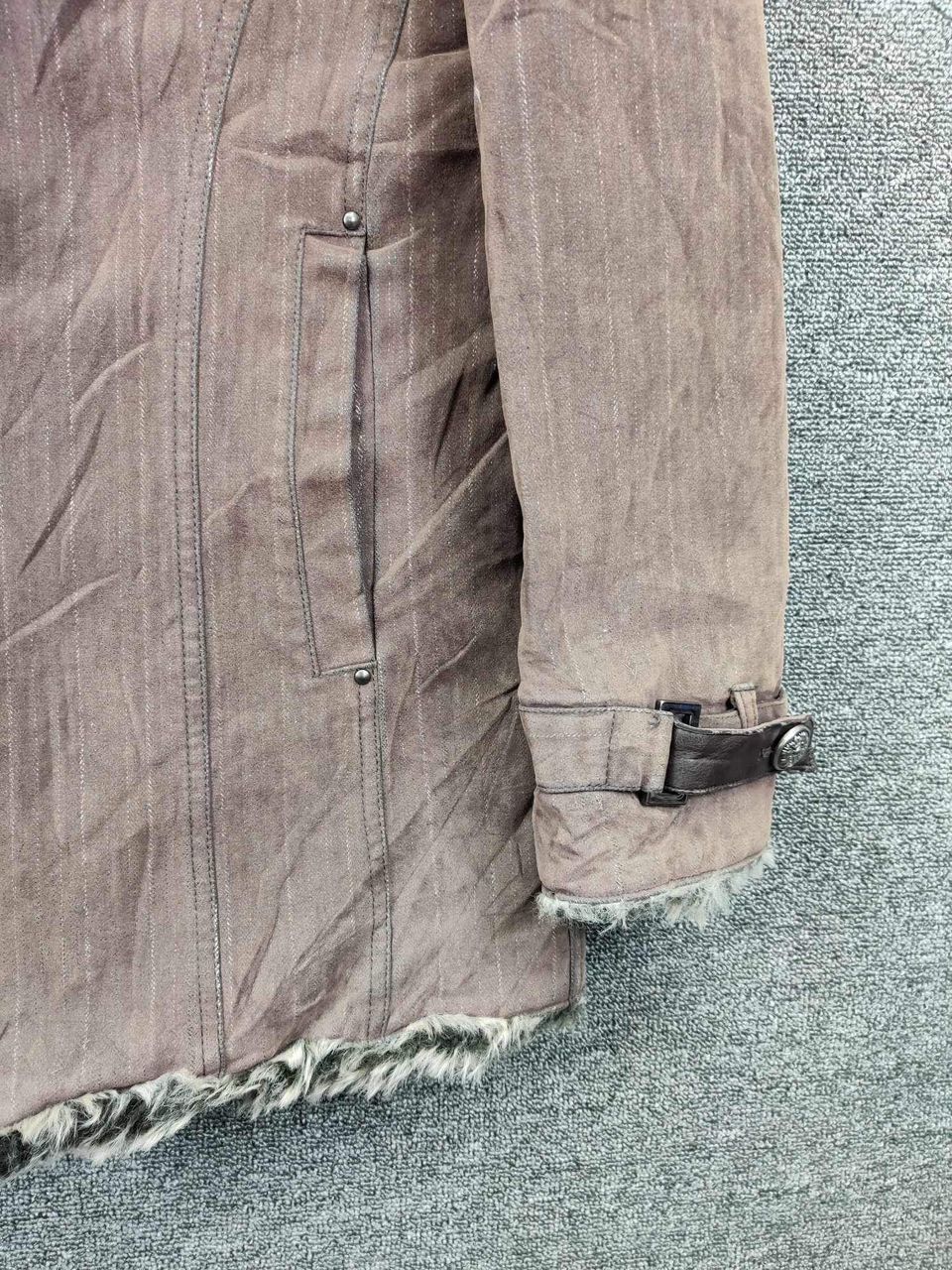 Mossimo Vintage Mossimo Shearling Studded Jacket Size US L / EU 52-54 / 3 - 3 Thumbnail