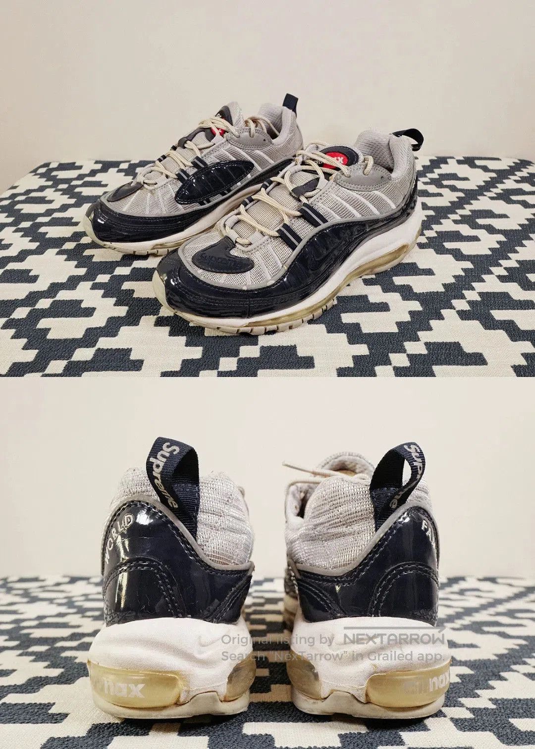 Nike Supreme x Nike Air Max 98 US6.5. Size US 6.5 / EU 39-40 - 2 Thumbnail