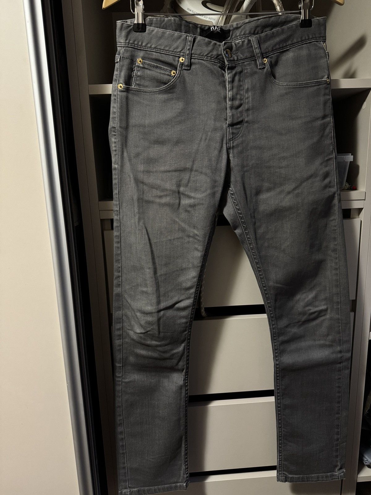Raf by Raf Simons Raf by Raf Simons grey denim Size US 29 - 1 Thumbnail