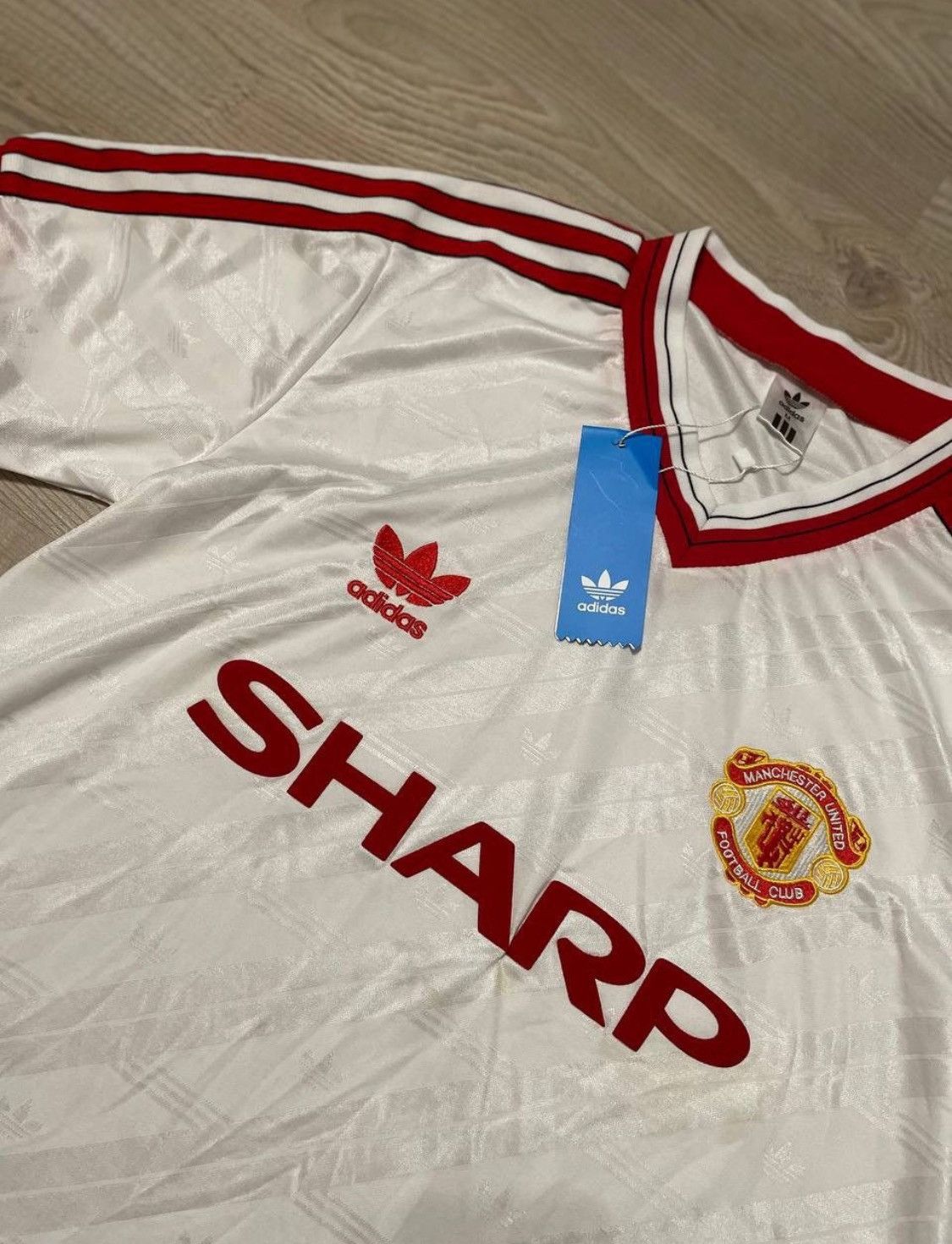 Other Manchester United Vintage Sharp Soccer Jersey Size US M / EU 48-50 / 2 - 2 Thumbnail