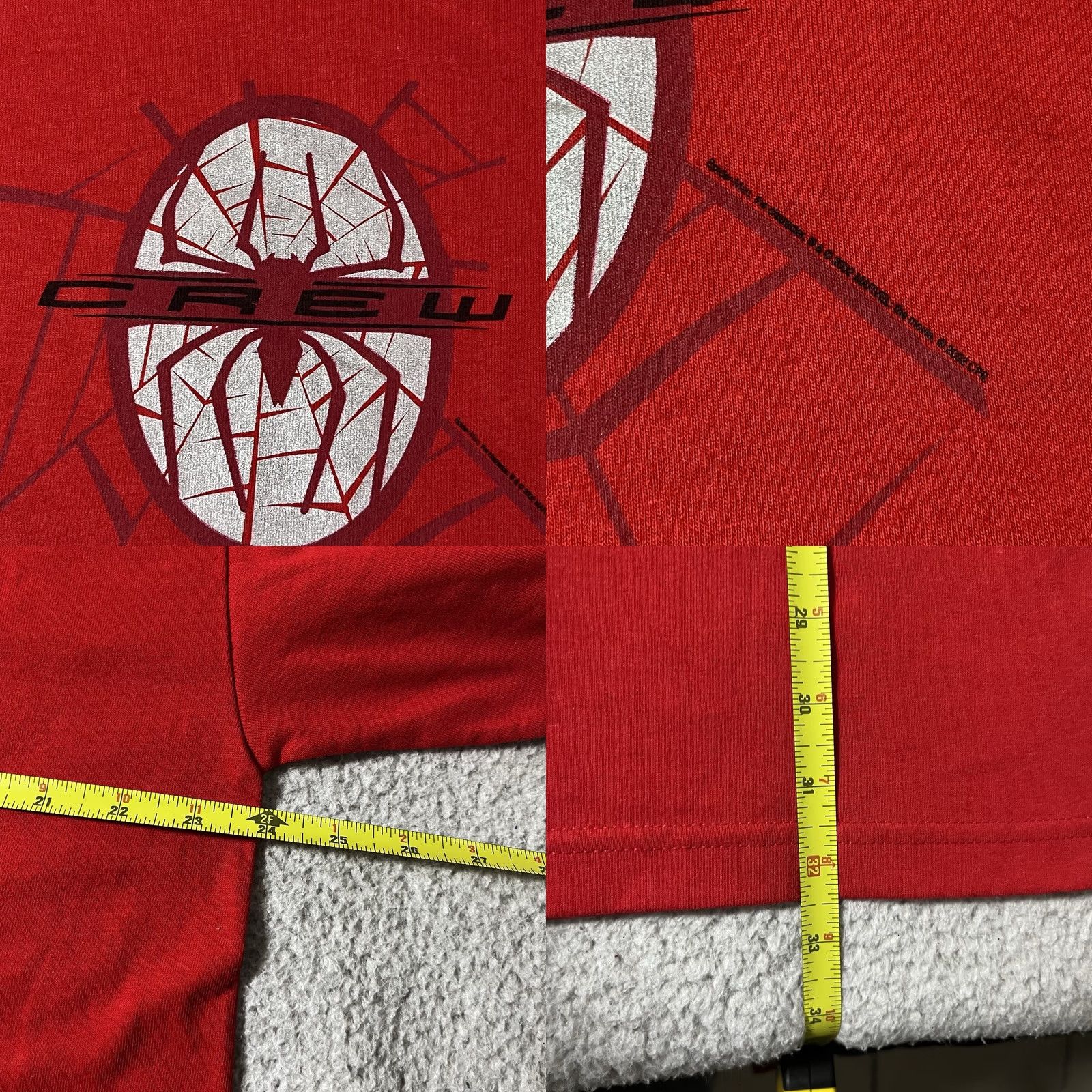 Vintage Spiderman Shirt Mens XL Marvel Vintage Movie Crew Promo 2002 Graphic Vintage Size US XL / EU 56 / 4 - 8 Thumbnail