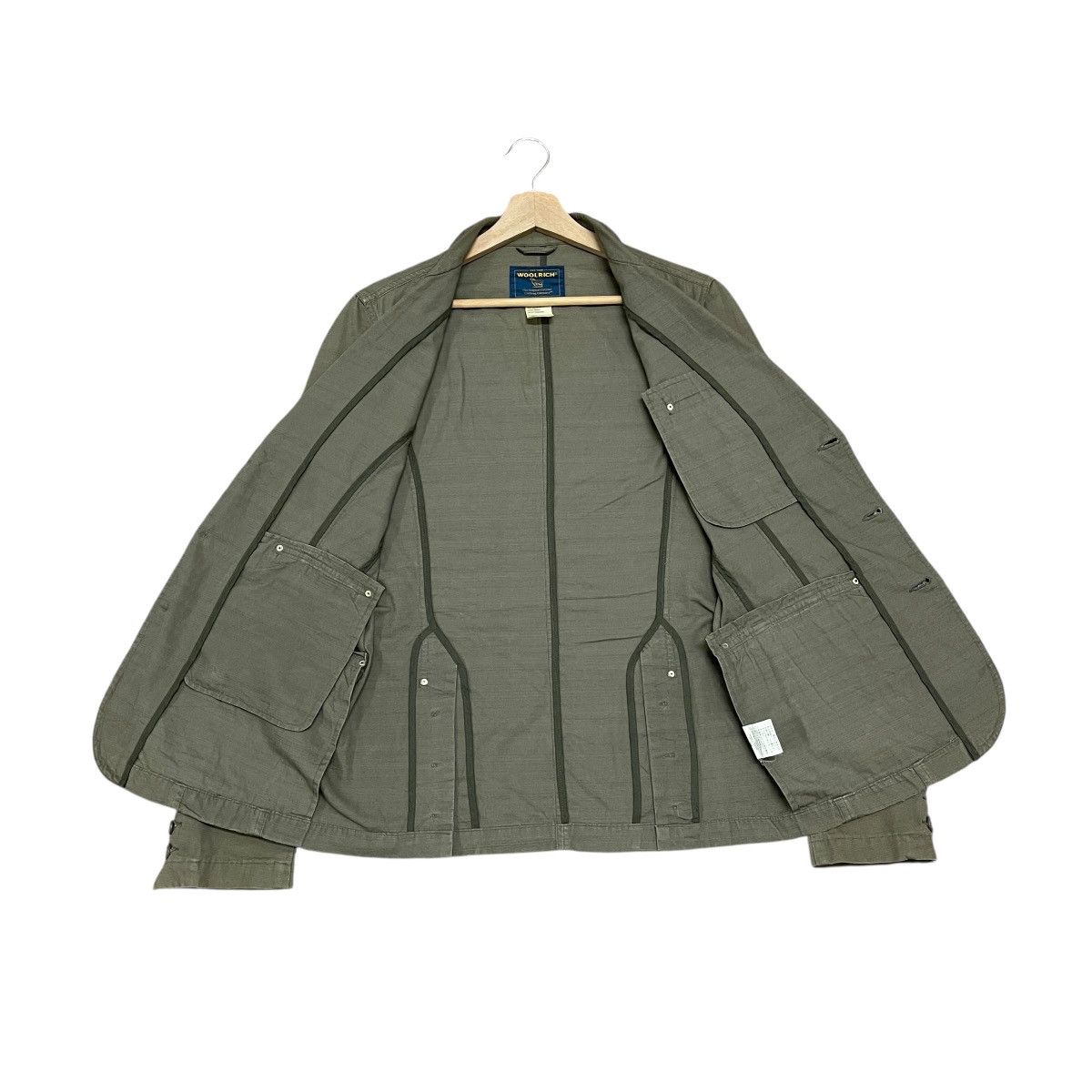 Woolrich Woolen Mills Vintage Woolrich Cargo Pockets Military Field Jacket Size US M / EU 48-50 / 2 - 15 Thumbnail