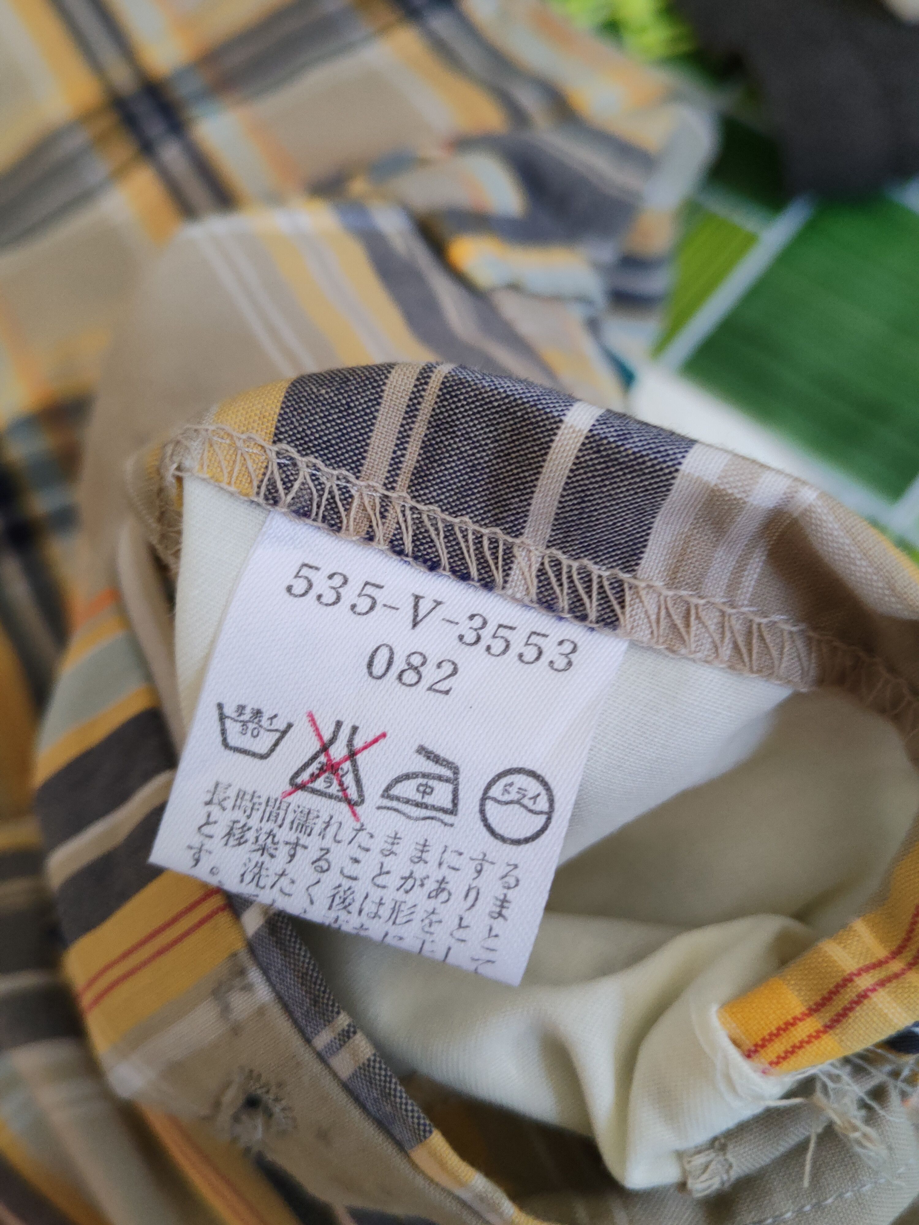 Kenzo Kenzo Golf Yellow Blue checkered Casual Pants #S1348 Size US 32 / EU 48 - 14 Thumbnail