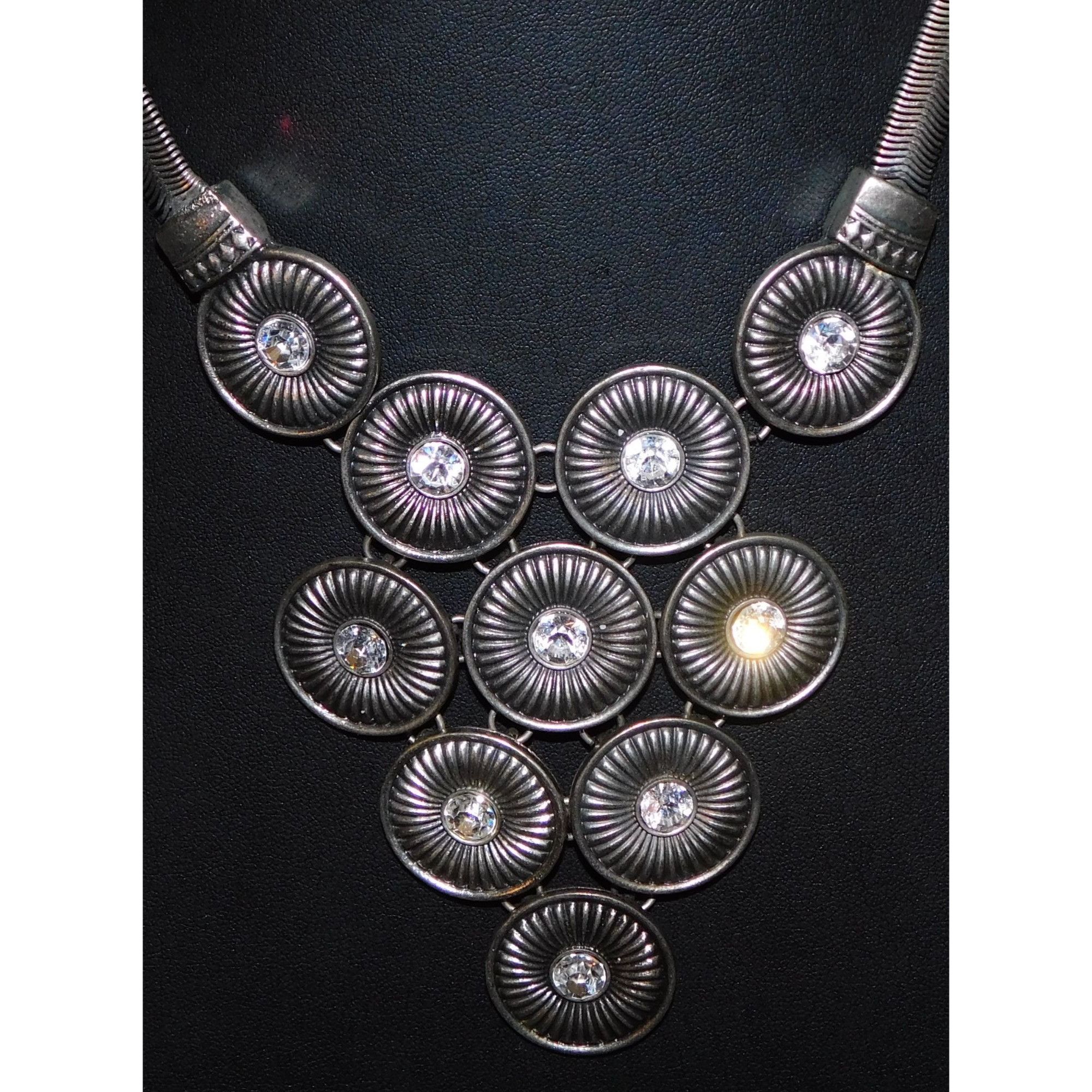 Other Space Age Brutalist Gemmed Statement Necklace Size ONE SIZE - 5 Thumbnail