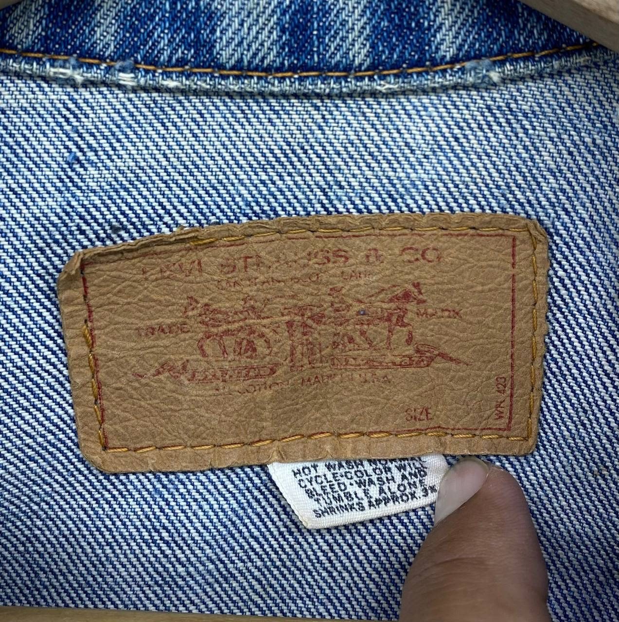 Levi's Vintage Levis Strauss Trucker Denim Jacket Size M / US 6-8 / IT 42-44 - 10 Thumbnail