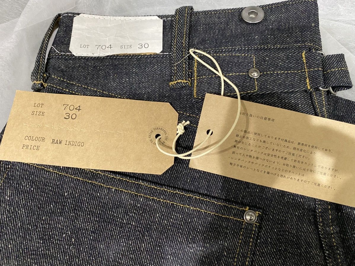 Taiga Takahashi Taiga Takahashi Lot. 704 Selvedge Denim Trousers Size US 30 / EU 46 - 4 Thumbnail