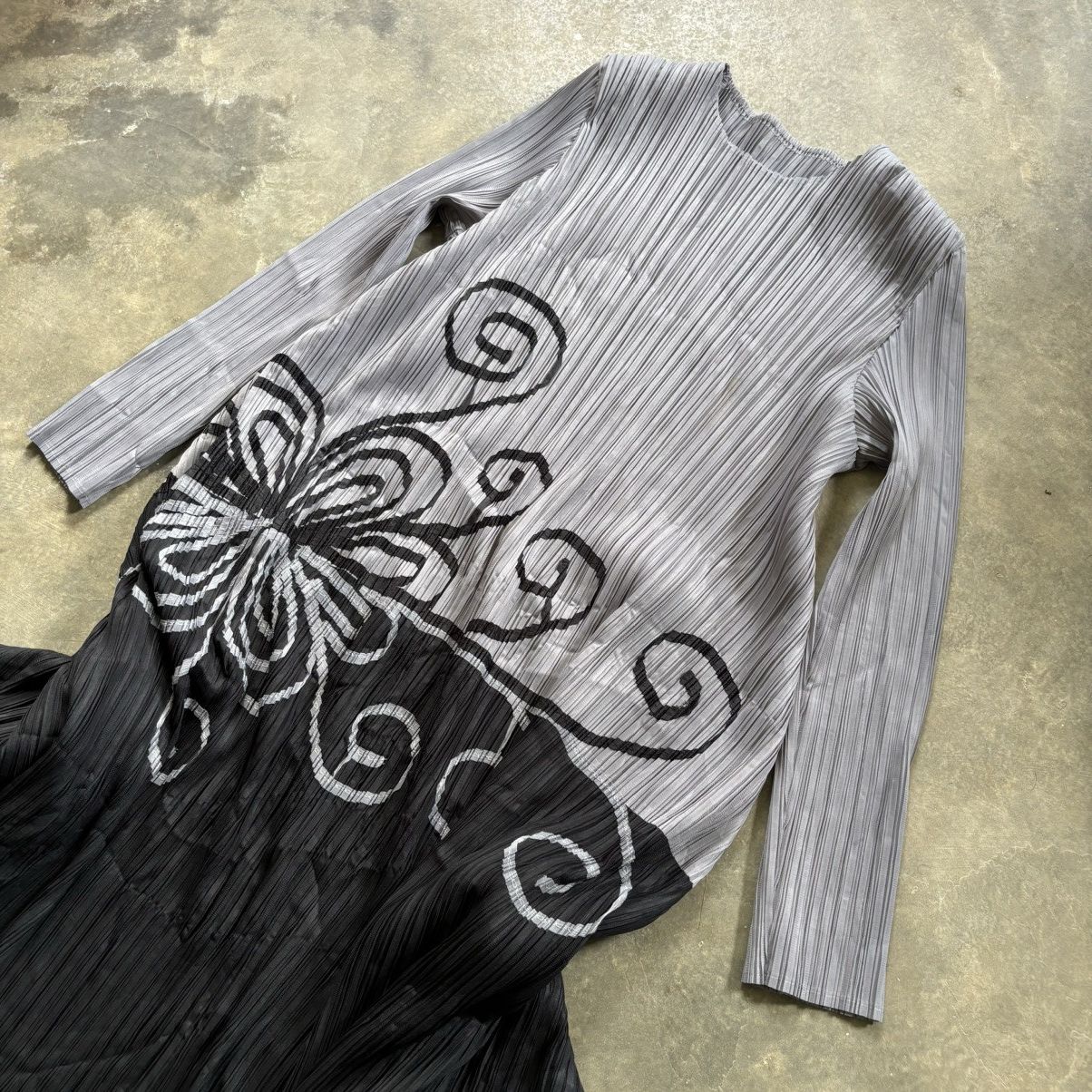 Pleats Please Issey Miyake Long Dress