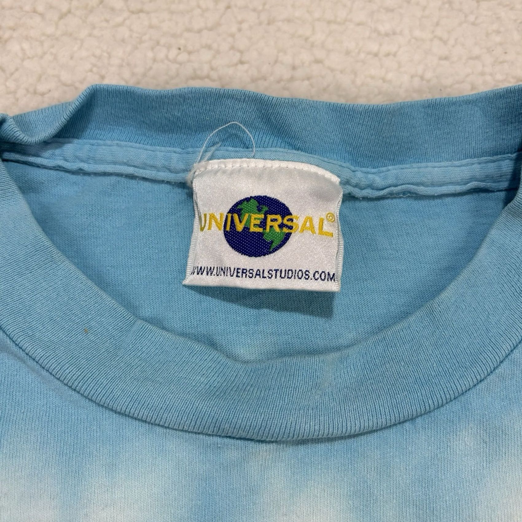Vintage VINTAGE Universal Studios Margaritaville Shirt XL Blue 1990s Graphic Tee Men Short Sleeve Tie Dye Stitched Universal Studios Tag Single Stitch Size US XL / EU 56 / 4 - 4 Thumbnail