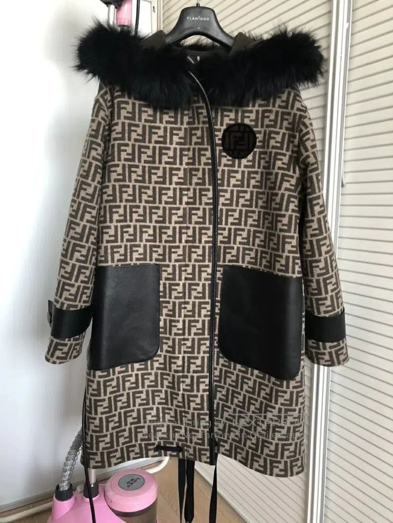 Fendi Fendi Cashmere coat Size XXS / US 00 / IT 34 - 1 Thumbnail