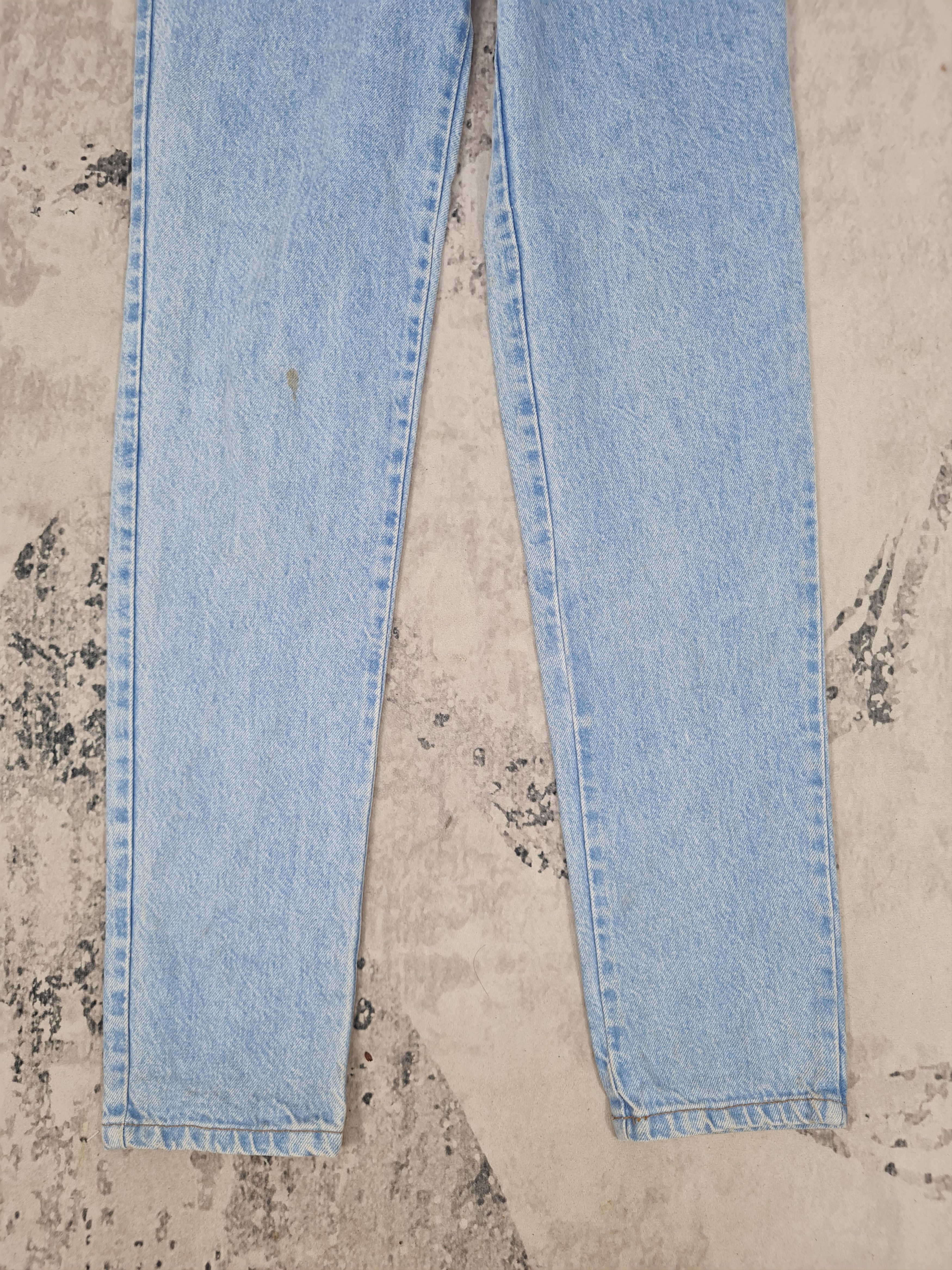 Vintage Vtg STEEL JEANS Flowers Checked Design Jeans 25x32 JB0147 Size 25" / US 0 / IT 36 - 4 Thumbnail
