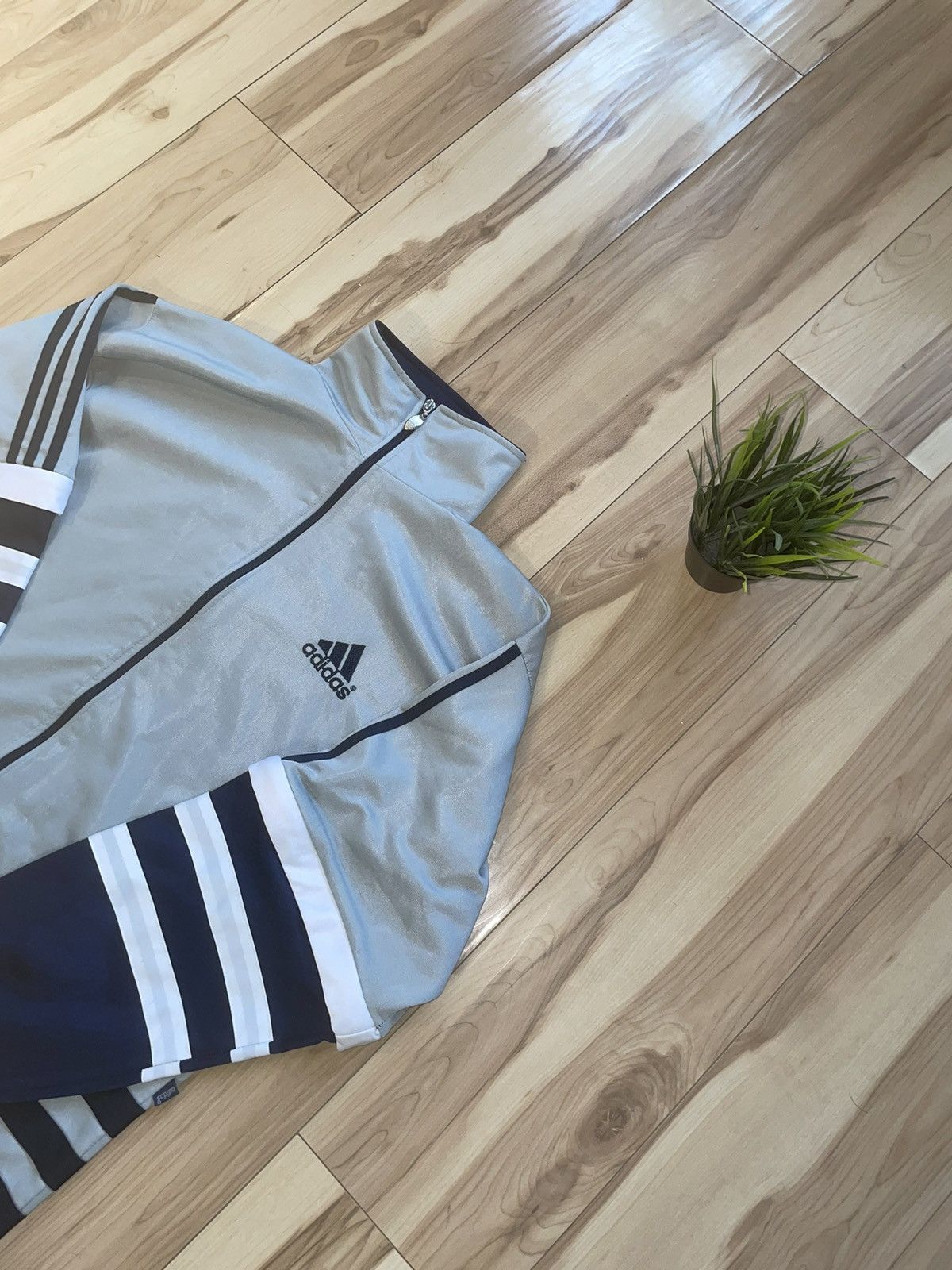 Adidas × Vintage Zip Sweatshirt Adidas Vintage 90s Size US XL / EU 56 / 4 - 2 Thumbnail