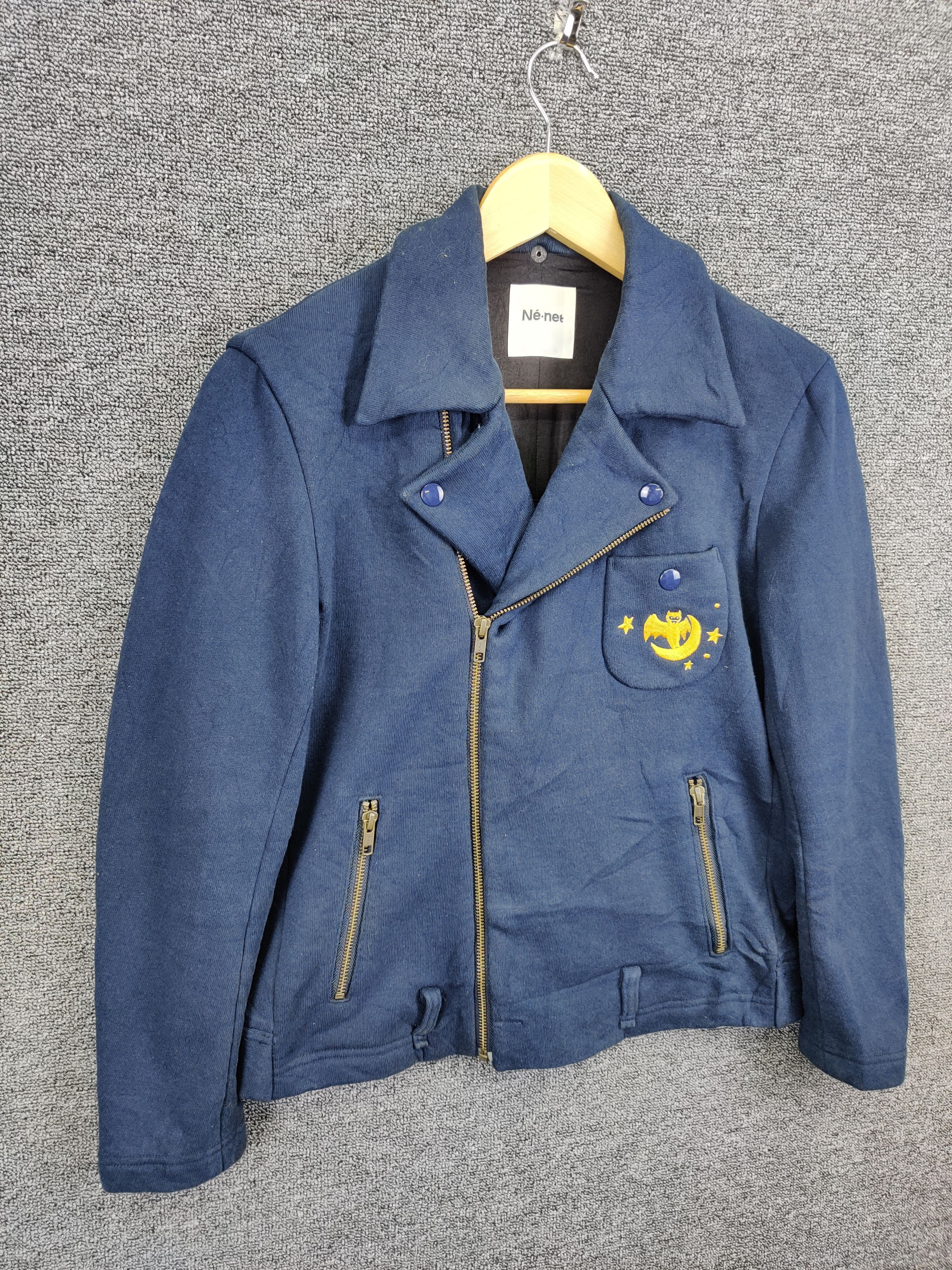 Ne-Net Vintage Ne-net Issey Miyake Double Collar Bat Moon Jacket Size US S / EU 44-46 / 1 - 5 Thumbnail