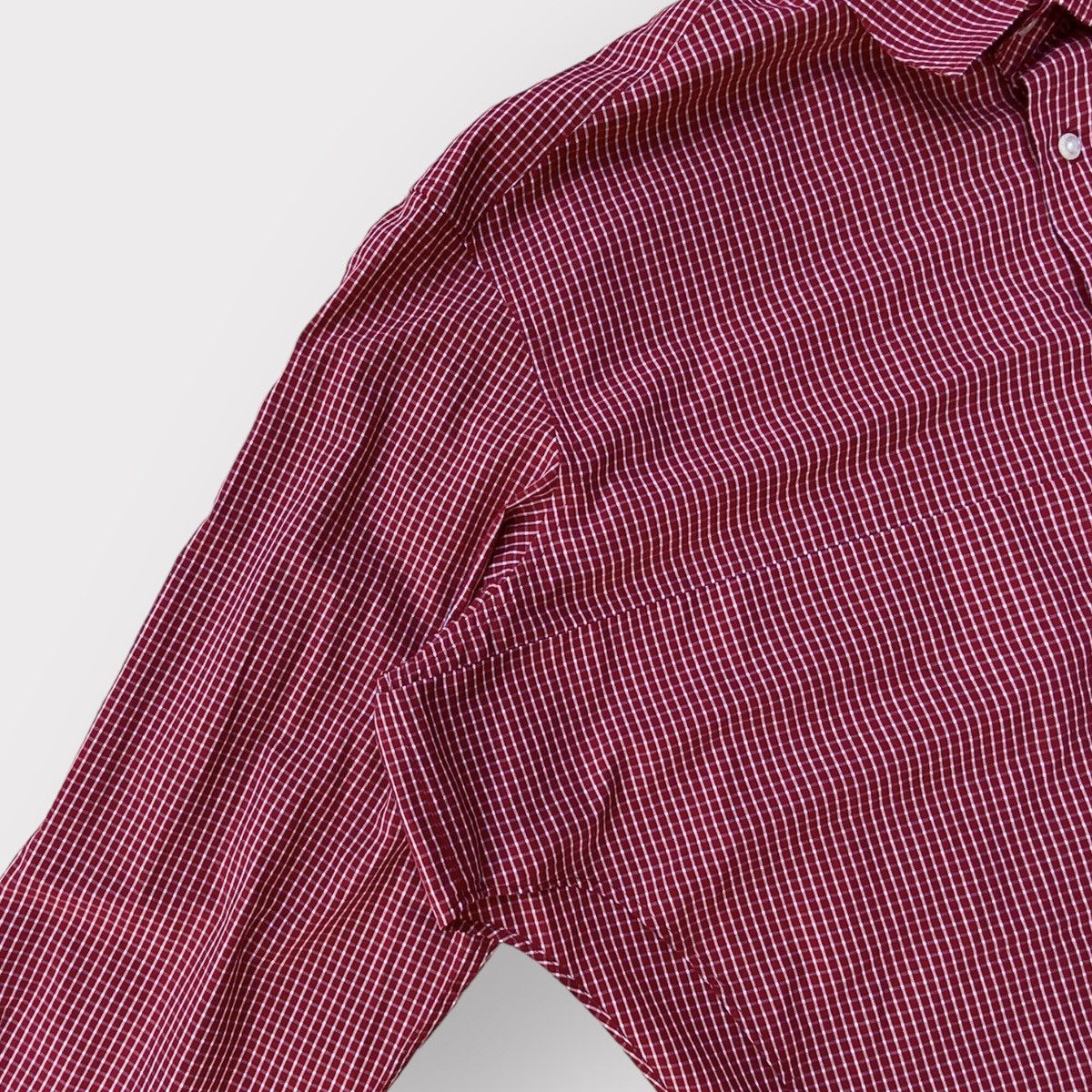 Vetements Fall20 Red Plaid Oversized Cropped Shirt Size S / US 4 / IT 40 - 4 Thumbnail