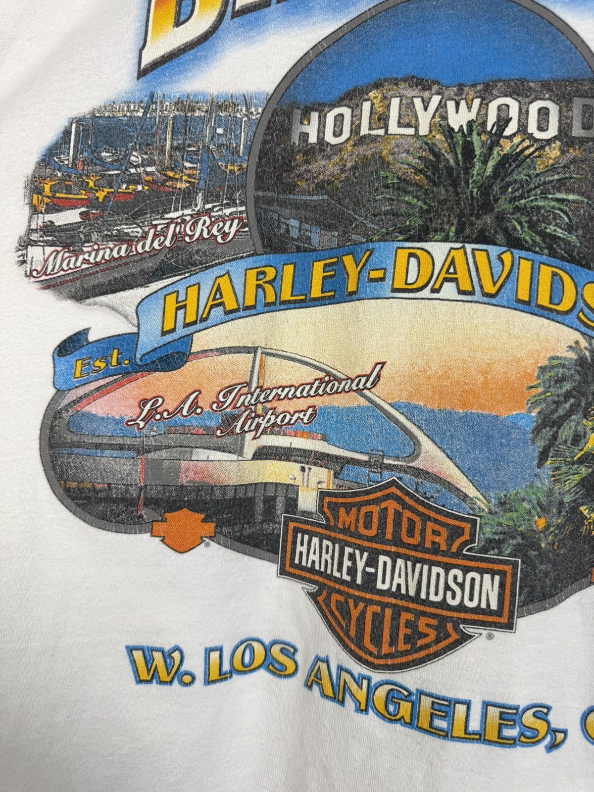 Harley Davidson Vintage 1999 Harley Davidson Racing Long Sleeve T-Shirt Size US XL / EU 56 / 4 - 19 Thumbnail