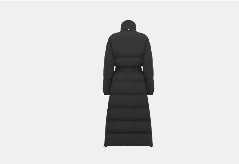 Dior o1w1db10425 257M62A Long Puffer Jacket in Black Size M / US 6-8 / IT 42-44 - 2 Thumbnail
