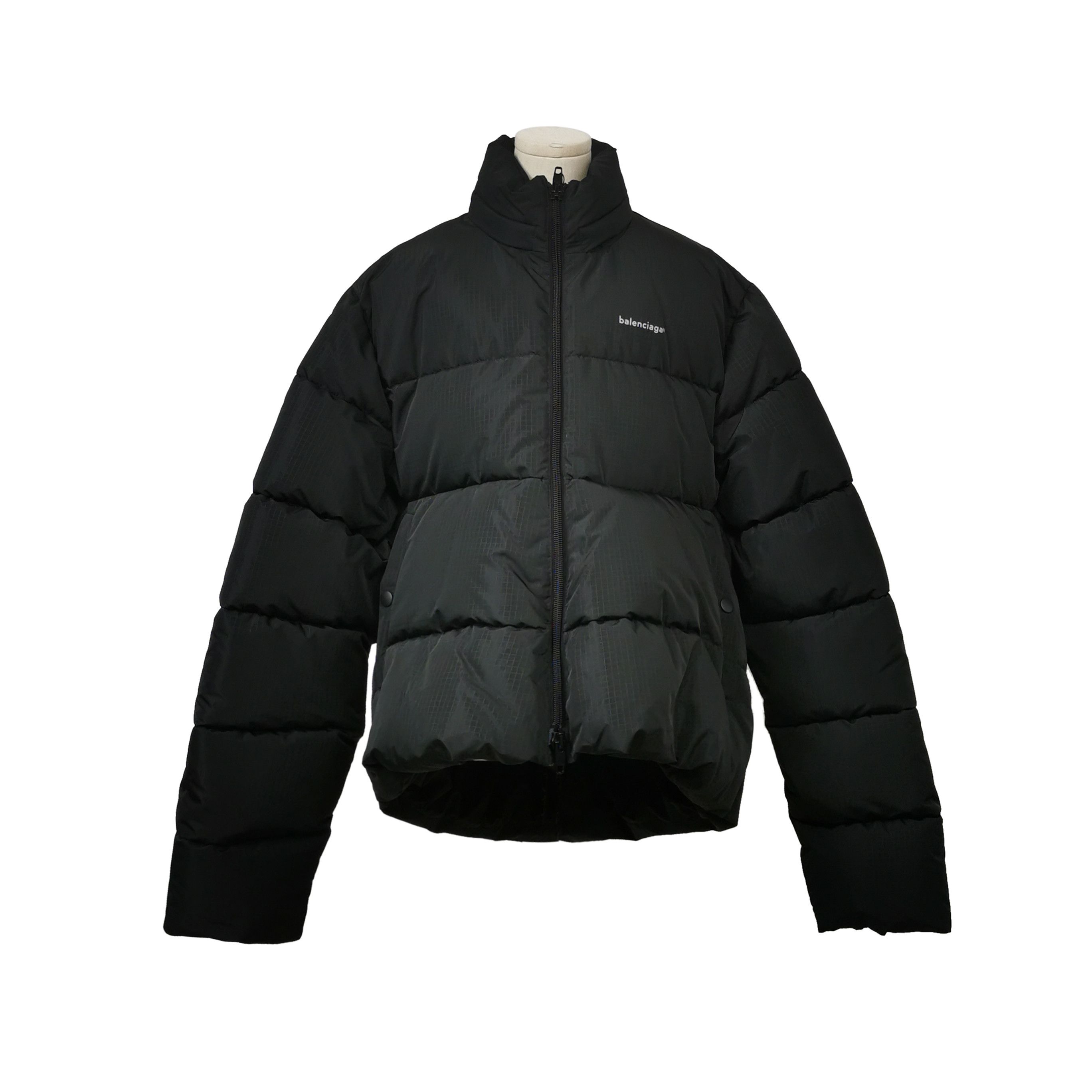 Balenciaga Kanye West, Travis Scott Check Plaid Winter Jacket
