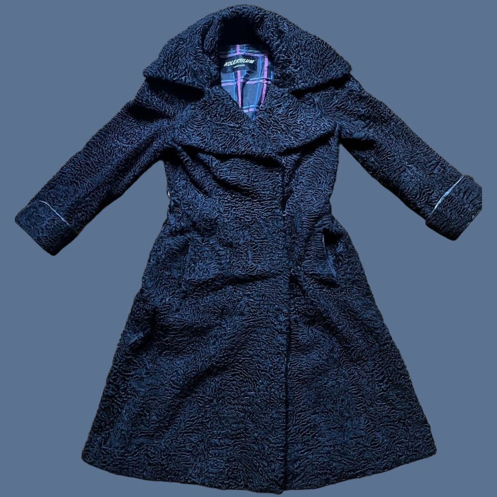 Vintage VINTAGE Adlerblum Coat Women’s M Black Wool Long Button Jacket/Coat Overcoat Size M / US 6-8 / IT 42-44 - 1 Thumbnail