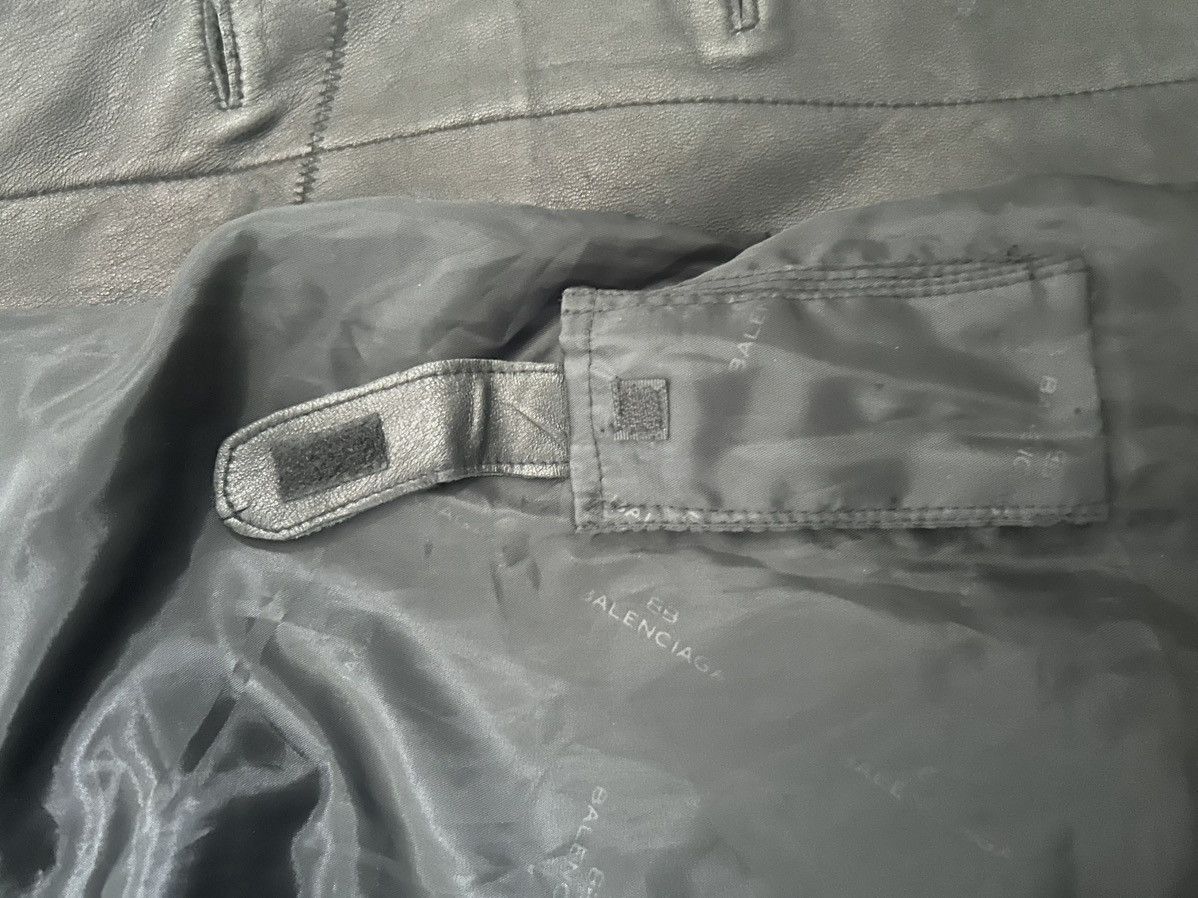Balenciaga Balenciaga Leather Coat Size US L / EU 52-54 / 3 - 8 Thumbnail