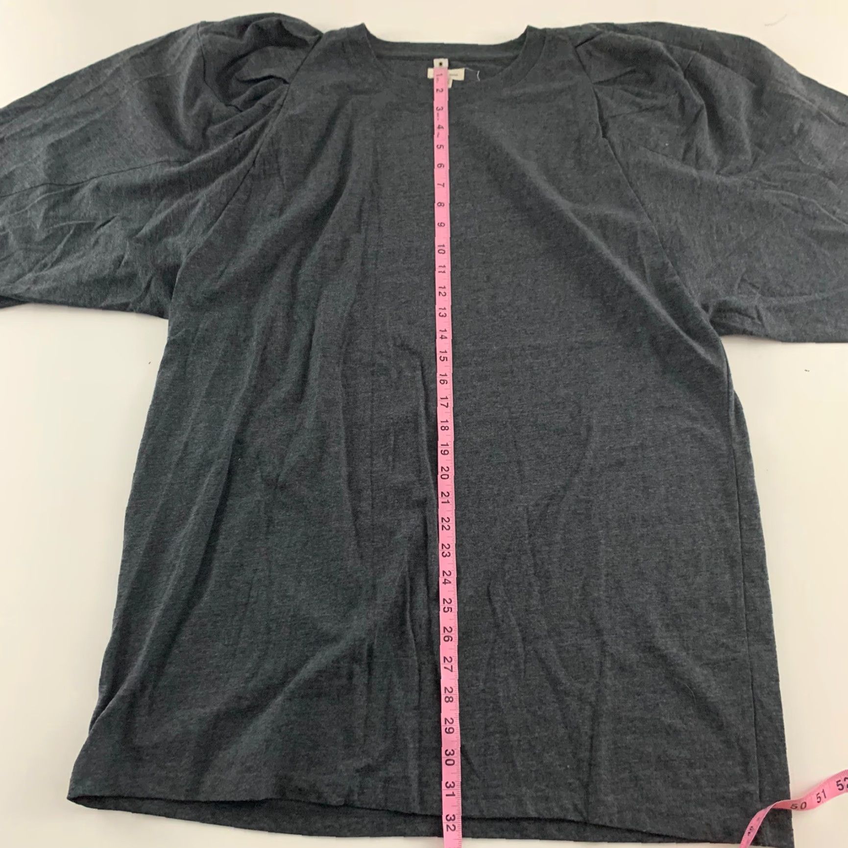 Vintage Silence + Noise Dress Women's Size M/L Gray Oversized Long Sleeve Shift Knee Length Shift Dress Gray Womens M/L Size M / US 6-8 / IT 42-44 - 4 Thumbnail