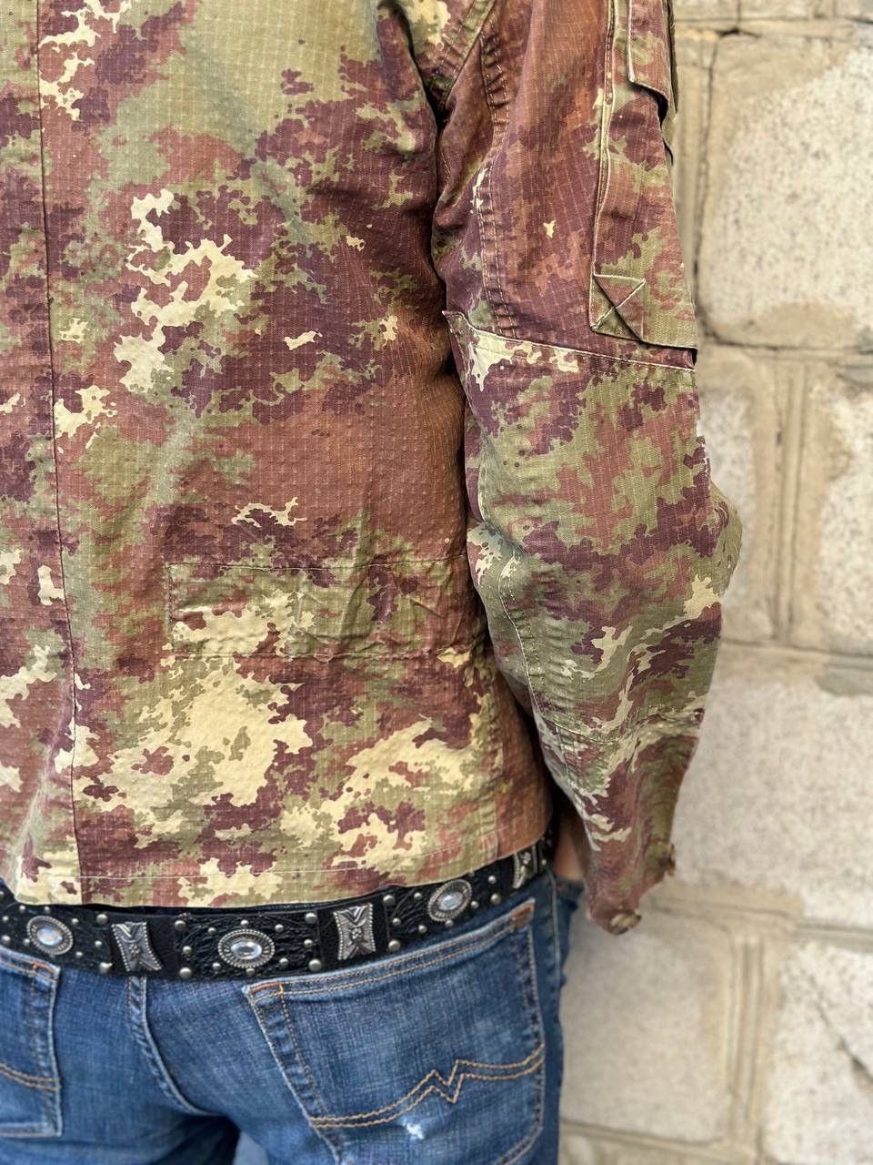 Aeronautica Militare Vintage Italian Army Vegetato Camo Jacket Fur Hood Military Size US M / EU 48-50 / 2 - 9 Thumbnail