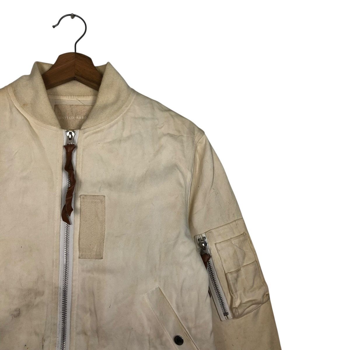 Vintage 🔥VINTAGE WOOL BOMBER JACKET UNITED ARROWS ISSEY MIYAKE Size US S / EU 44-46 / 1 - 8 Thumbnail