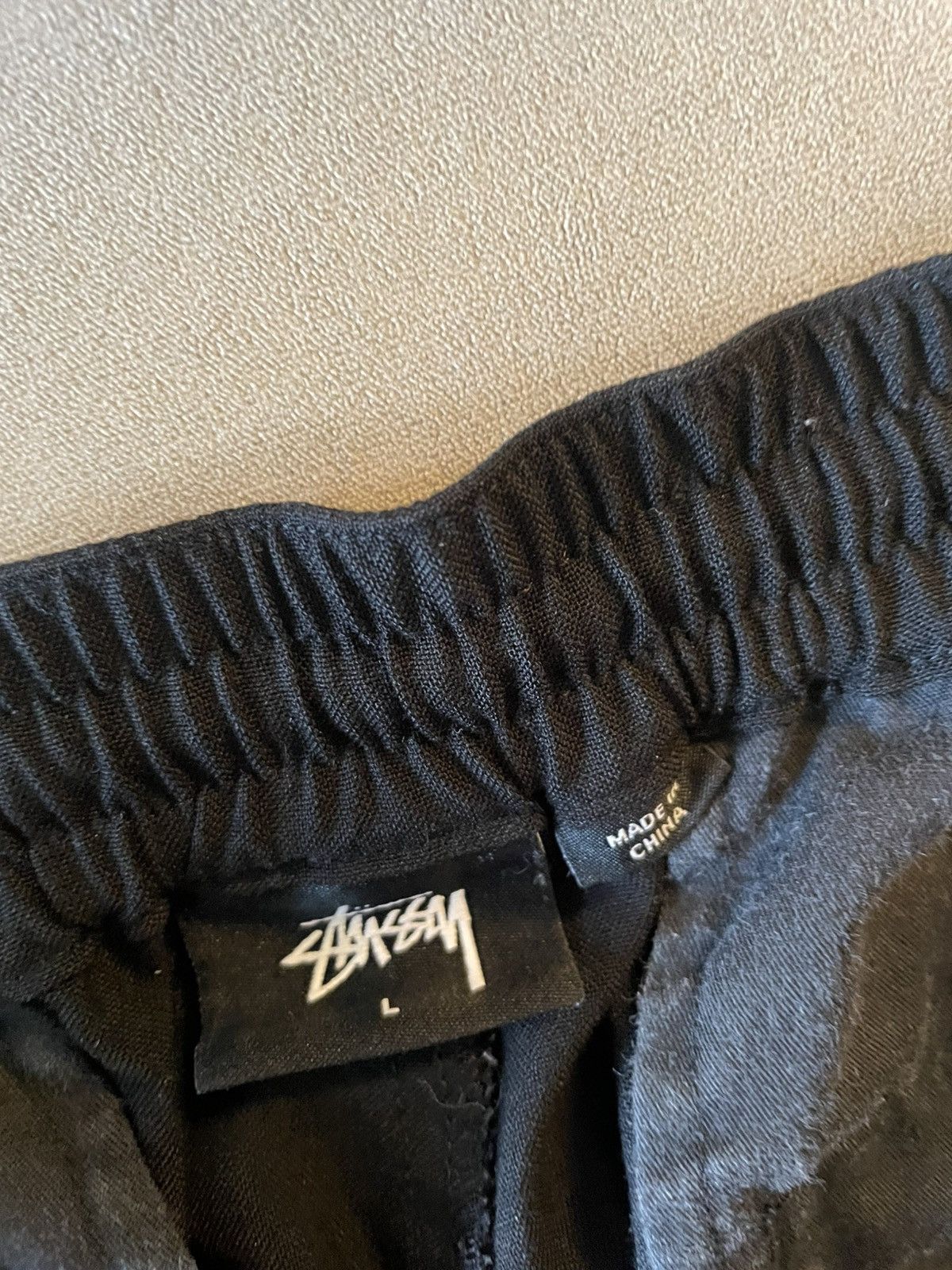 Stussy Stussy Black Elastic Trouser Pant Size US 34 / EU 50 - 2 Thumbnail