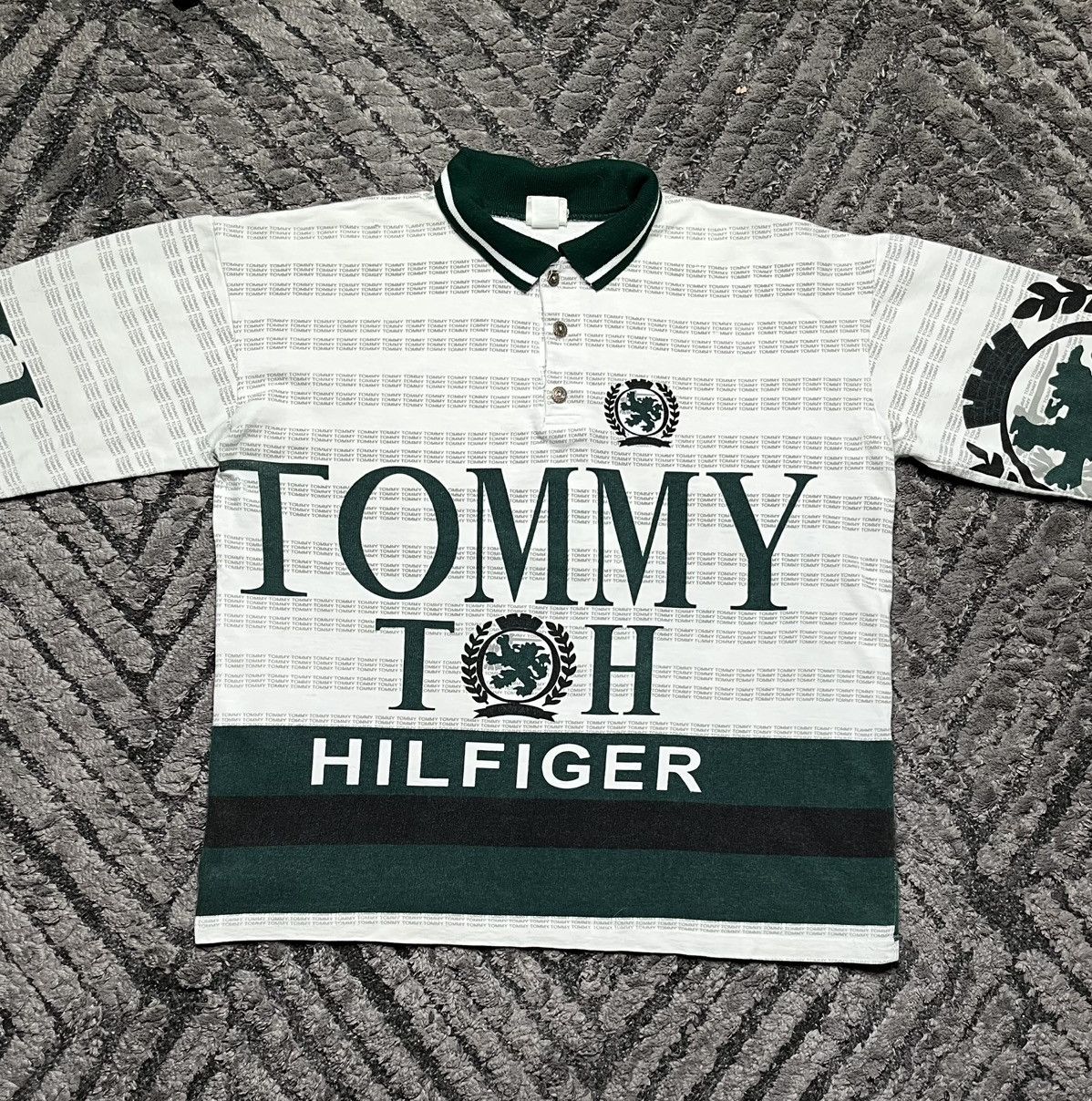 Vintage Vintage Grey Longsleeve T-shirt Tee Bootleg Tommy Hilfiger Size US XL / EU 56 / 4 - 2 Thumbnail