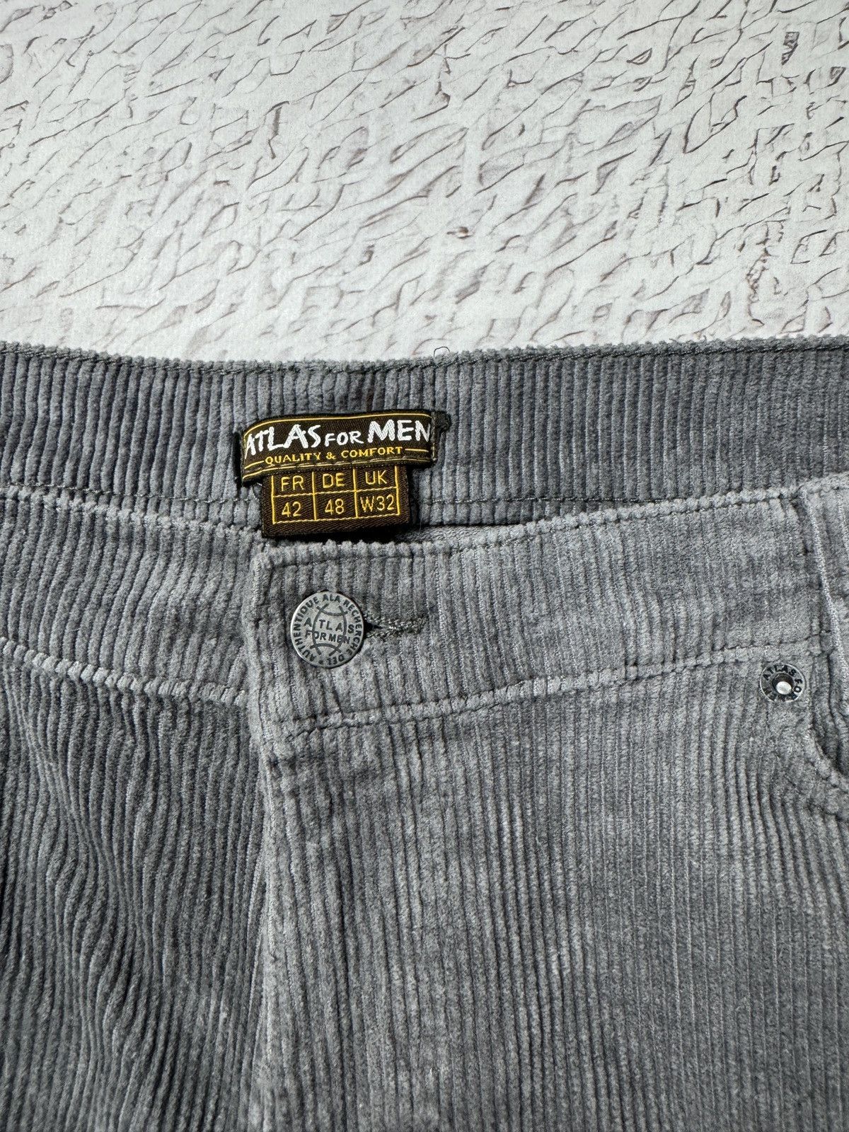 Japanese Brand Atlas for men grey corduroy utility cargo pants size 32 Size US 32 / EU 48 - 7 Thumbnail