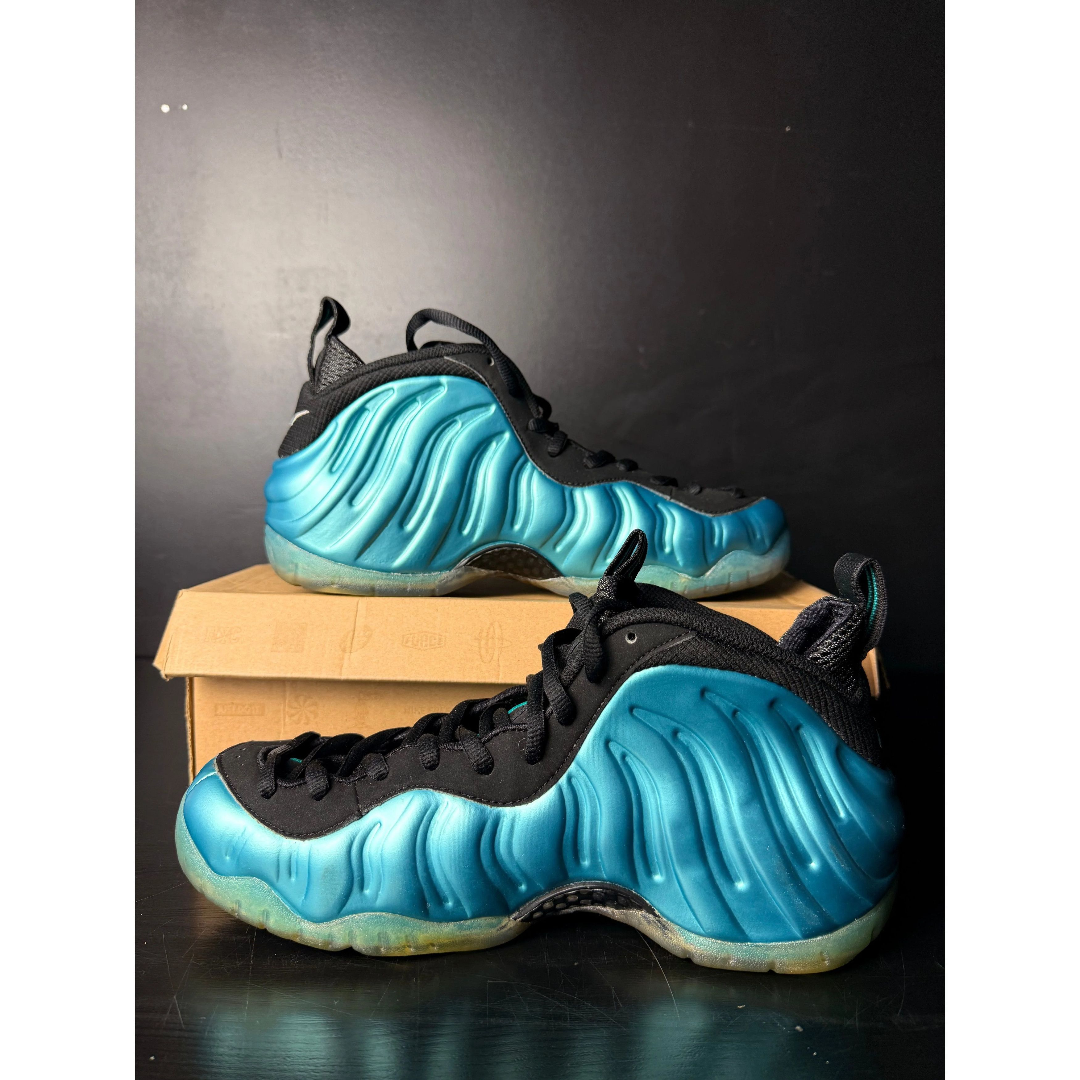 Nike Nike Air Foamposite Pro "Electric Blue" **PRE-OWNED** REP. BOX - 9M Size US 9.5 / EU 42-43 - 2 Thumbnail