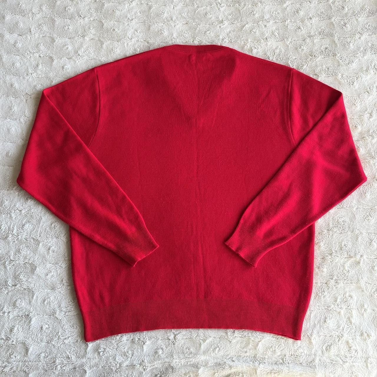 Izod Vintage Izod Sweater Pullover Mens XL Red V-Neck 90s Tennis Size US XL / EU 56 / 4 - 2 Thumbnail