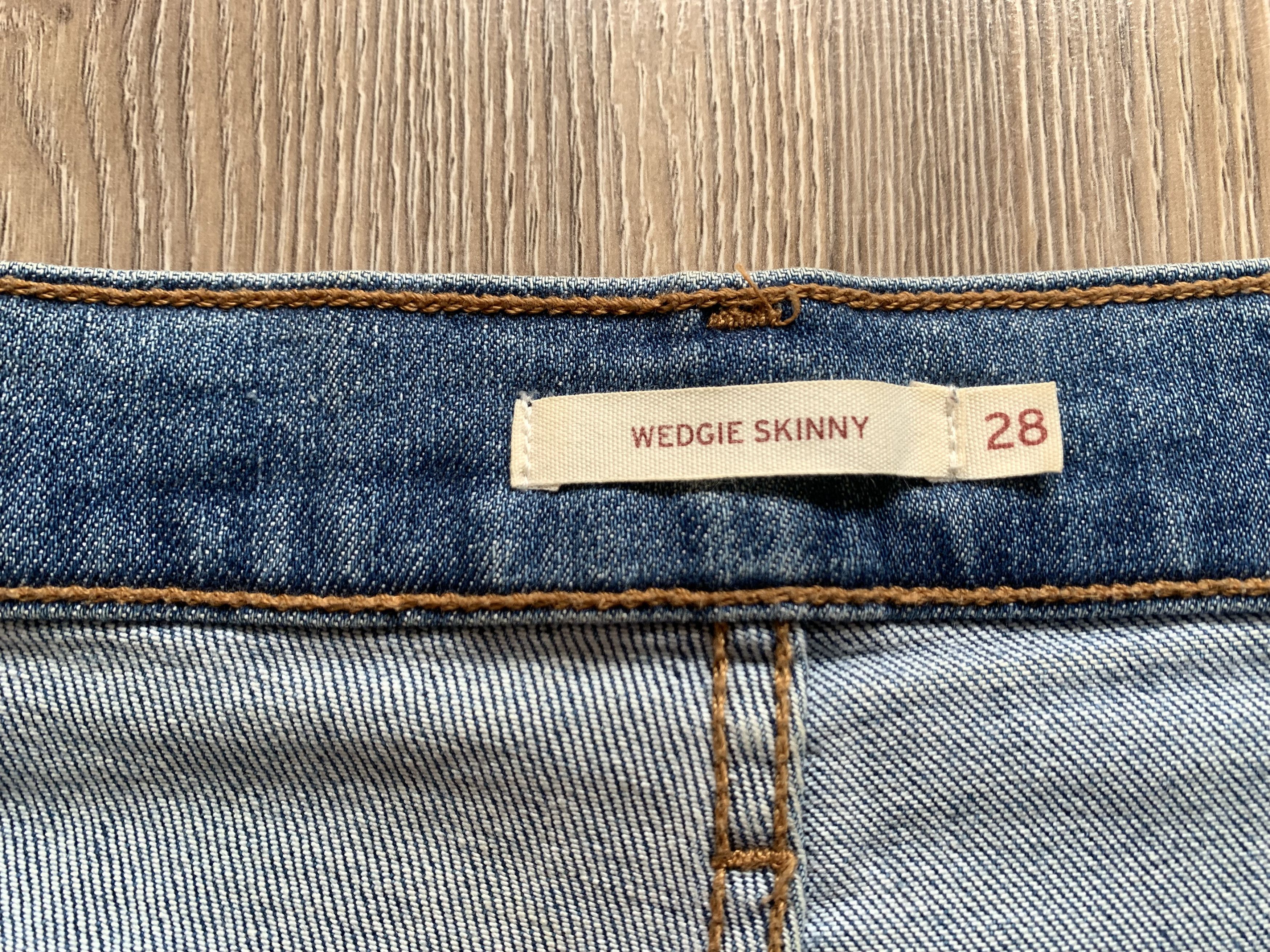 Levi's Levi's Wedgie Skinny Women's Jeans Size 28" / US 6 / IT 42 - 9 Thumbnail