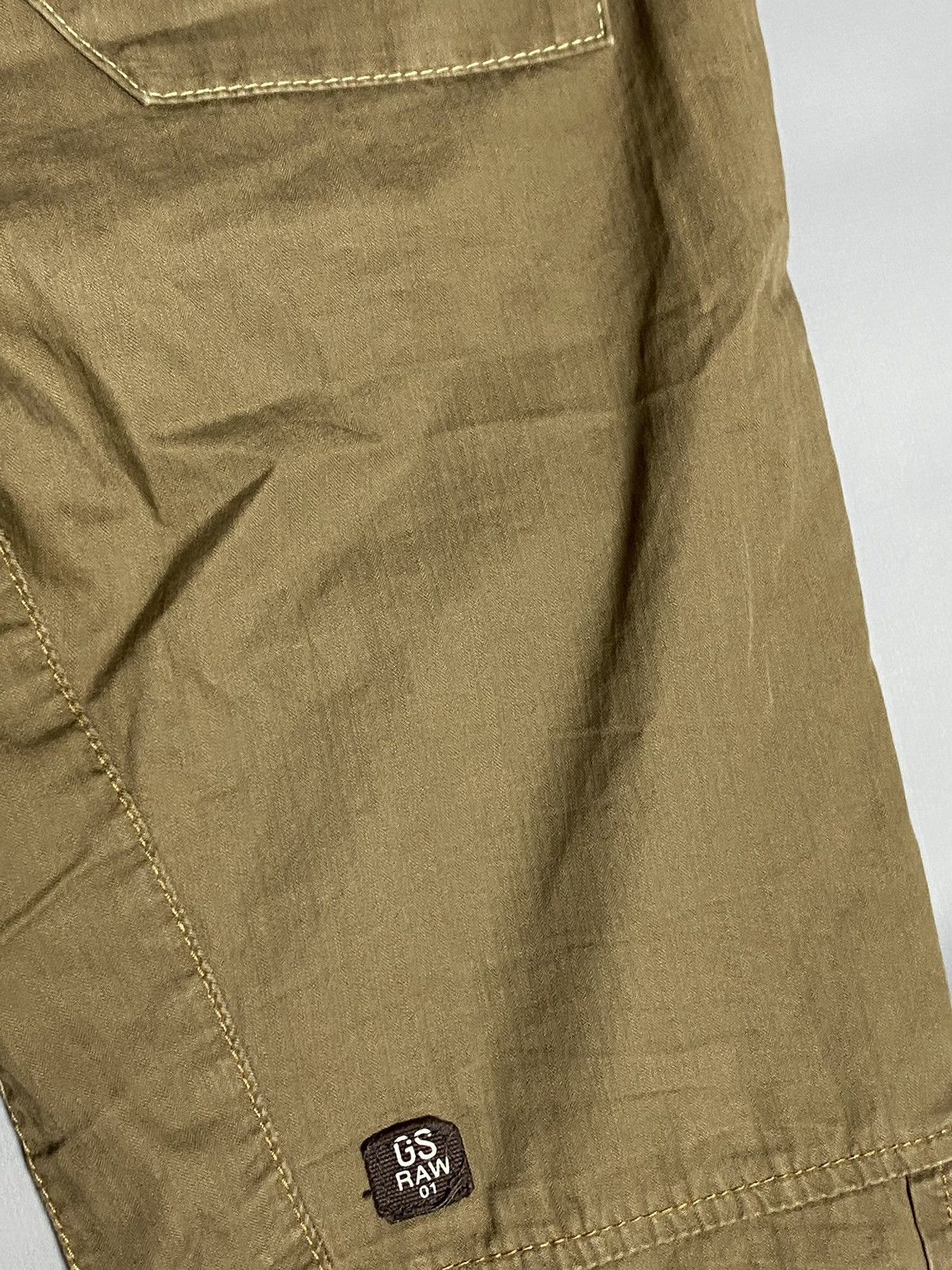 G-Star G-Star RAW Lance Capri Pants Women W27 Brown Utilit Military Size 27" / US 4 / IT 40 - 15 Thumbnail