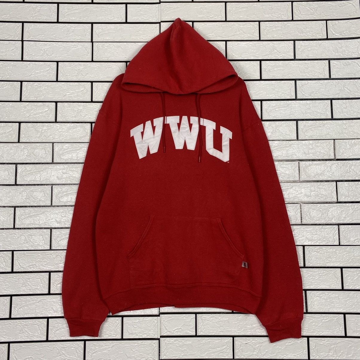 Japanese Brand 📌Vintage Hoodie Pull Over Sweatshirt Russel Athletic Size US L / EU 52-54 / 3 - 2 Thumbnail