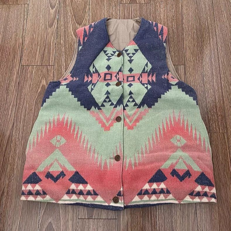 Visvim Visvim VISVIM KORA Down Vest with Navajo Pattern-2506 Size US M / EU 48-50 / 2 - 2 Thumbnail