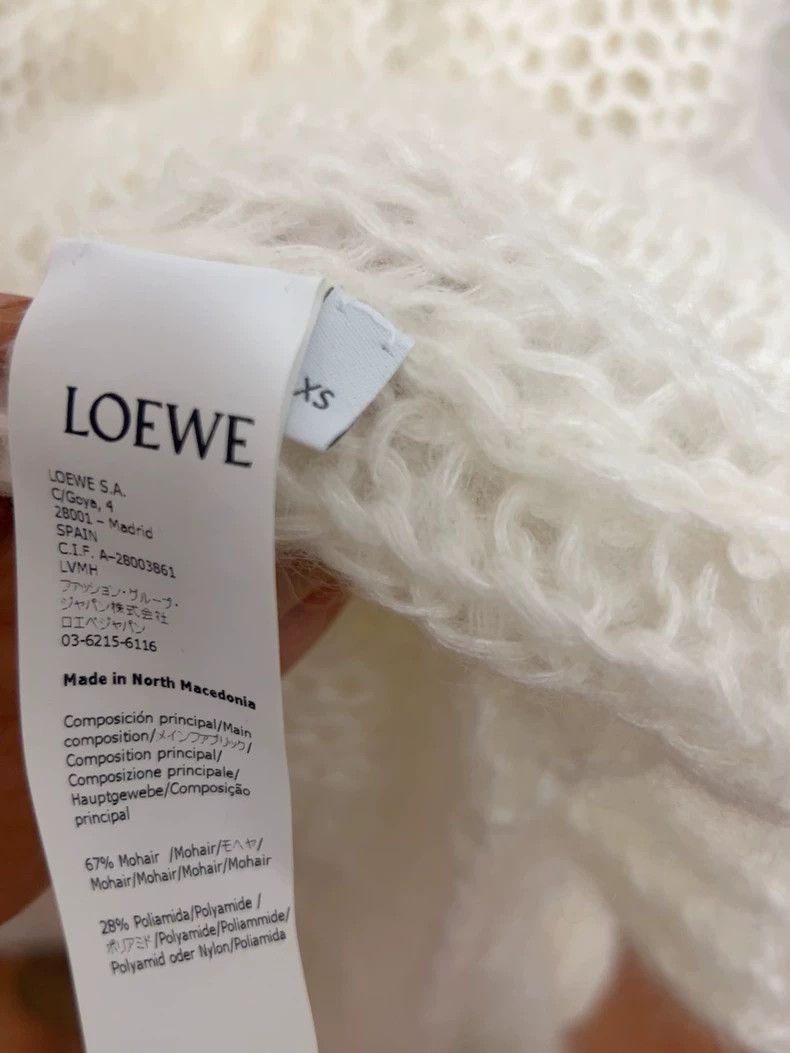Loewe LOEWE White sweater Size XS / US 0-2 / IT 36-38 - 6 Thumbnail