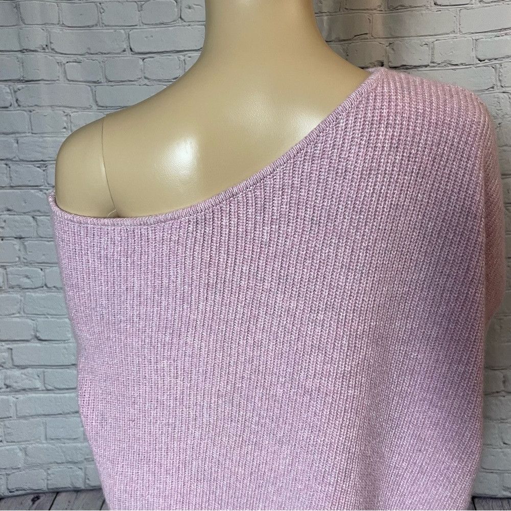 Other Collaboration Cashmere Off Shoulder Ribbed Pink Sweater Siz Size XS / US 0-2 / IT 36-38 - 9 Thumbnail
