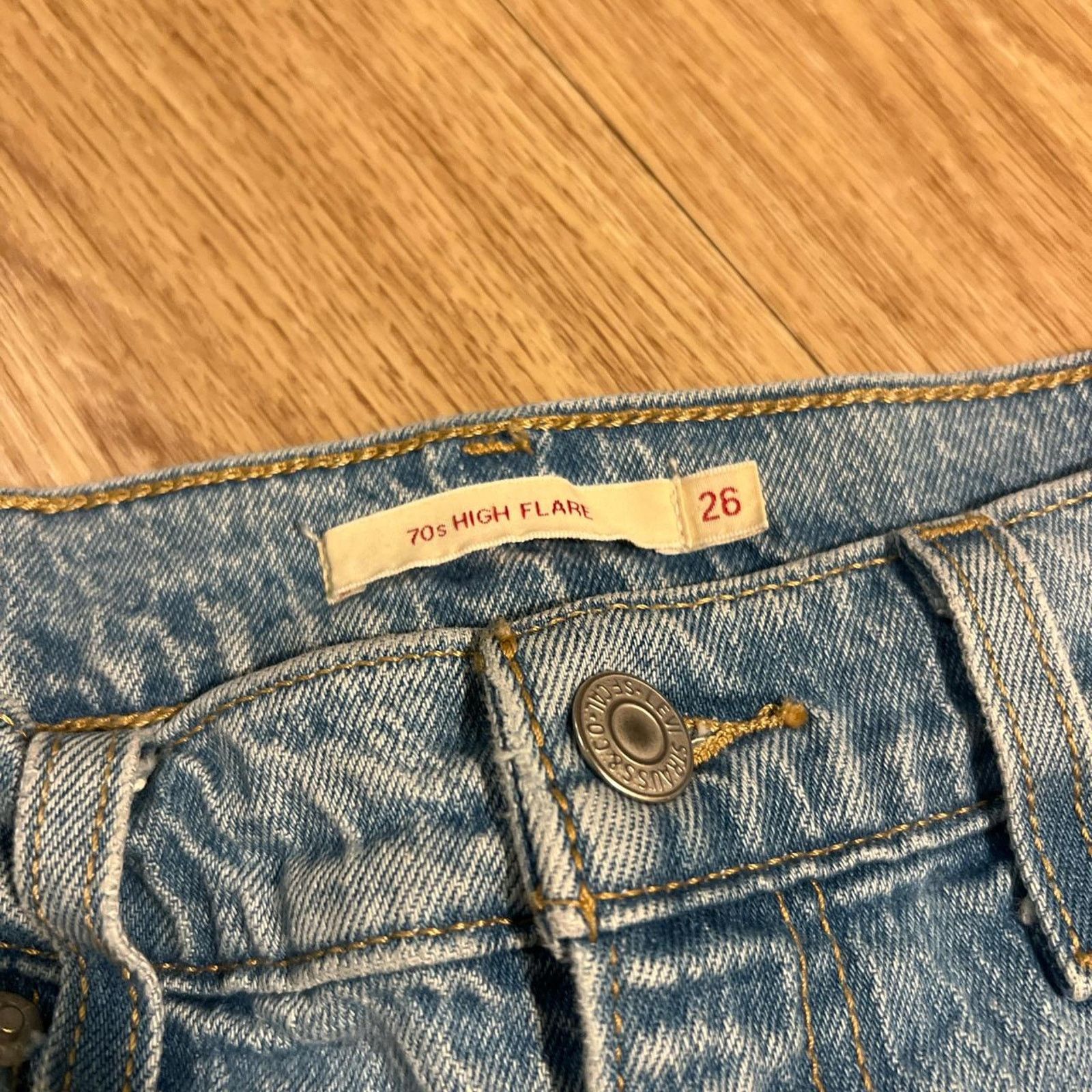 Levi's Levis 70s high flare denim Size 26" / US 2 / IT 38 - 6 Thumbnail