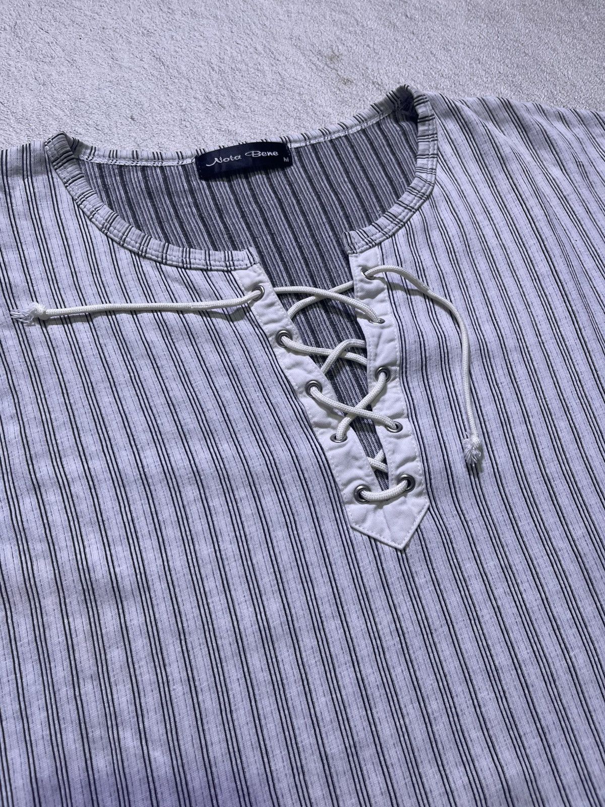 Japanese Brand Y2K NOTA BENE long sleeve tshirt Size US M / EU 48-50 / 2 - 3 Thumbnail