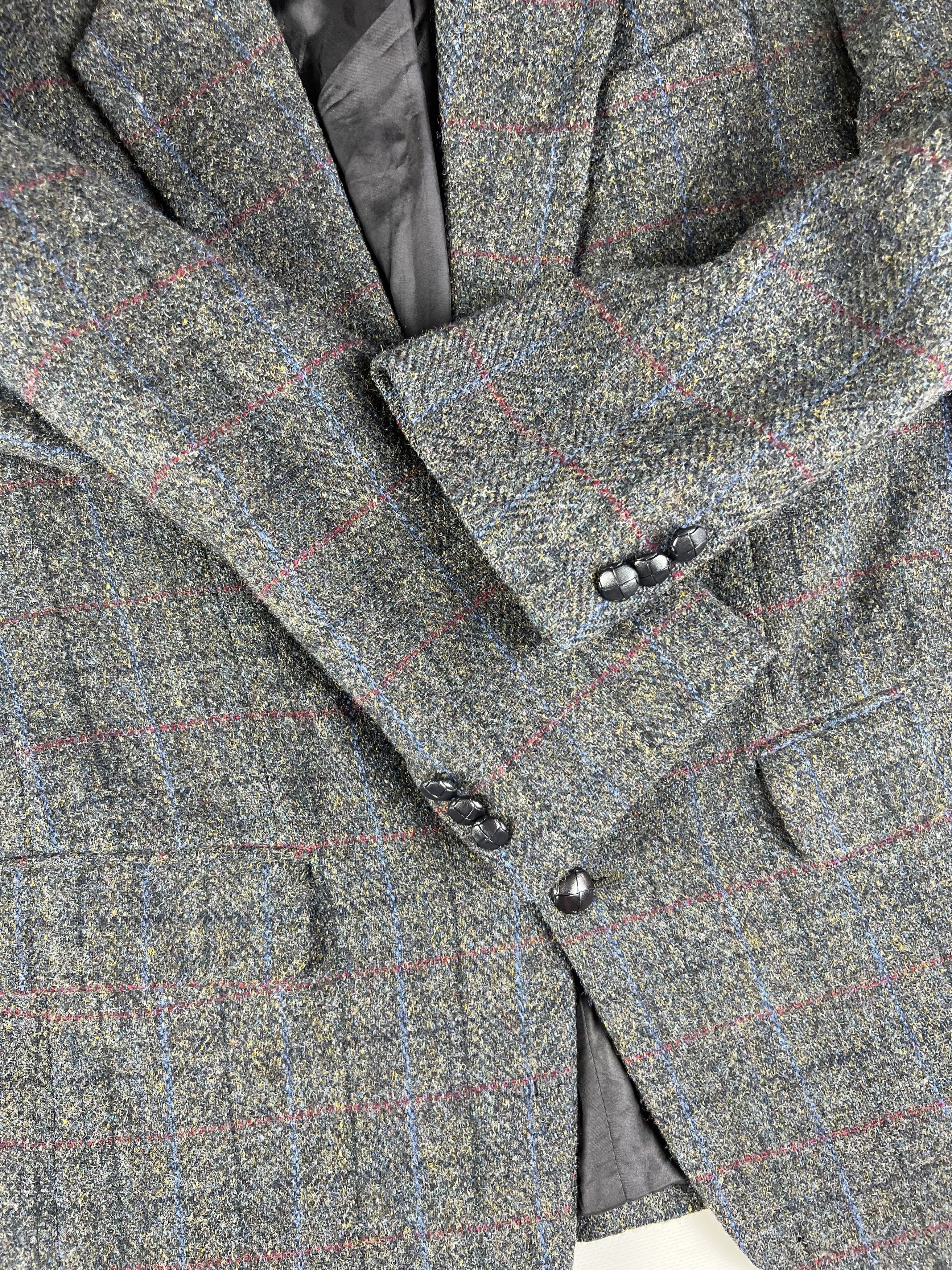 Harris Tweed × Vintage Vintage Harris Tweed Wool Blazer M Size 48R - 3 Thumbnail