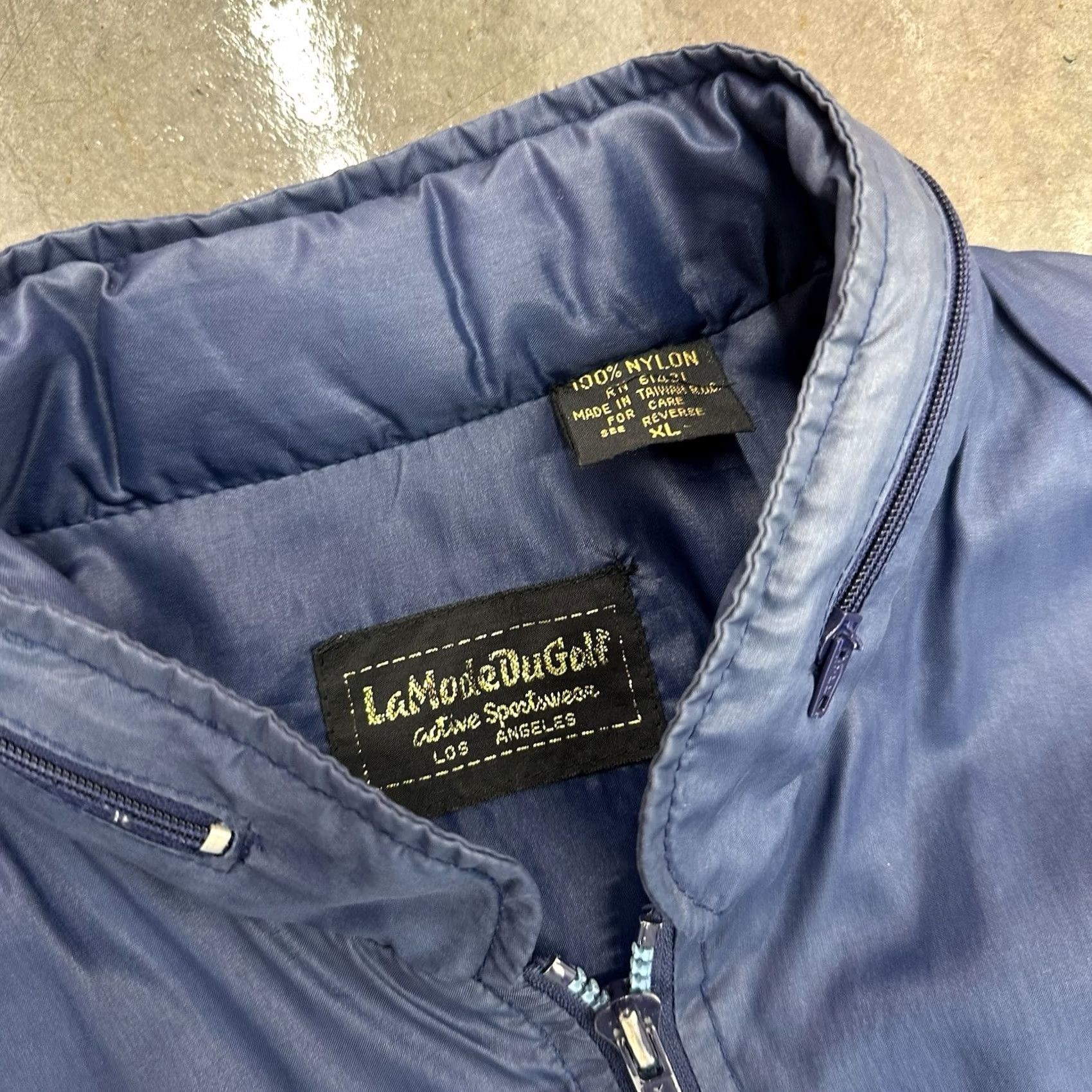Vintage VINTAGE Air Force Association La Mode Du Golf Nylon Jacket Blue XL Mens Size US XL / EU 56 / 4 - 2 Thumbnail