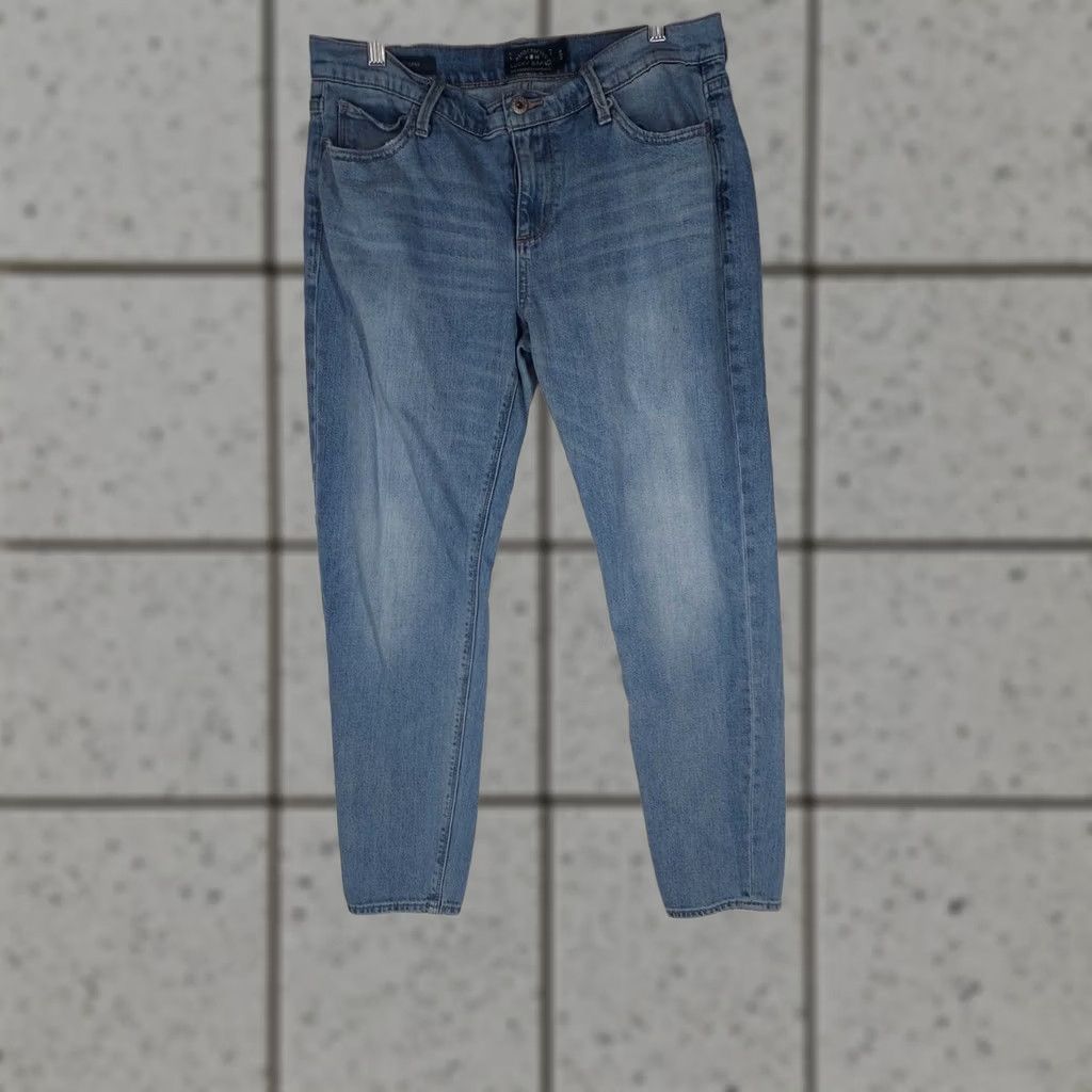 Lucky Brand Lucky Brand Brooke Skinny Jeans Women Size 8 29 Blue Denim Jeans Women Regular Skinny 5-Pocket Stretch Button Zip MId Rise Light Wash Cotton Denim Size 30" / US 8 / IT 44 - 1 Thumbnail