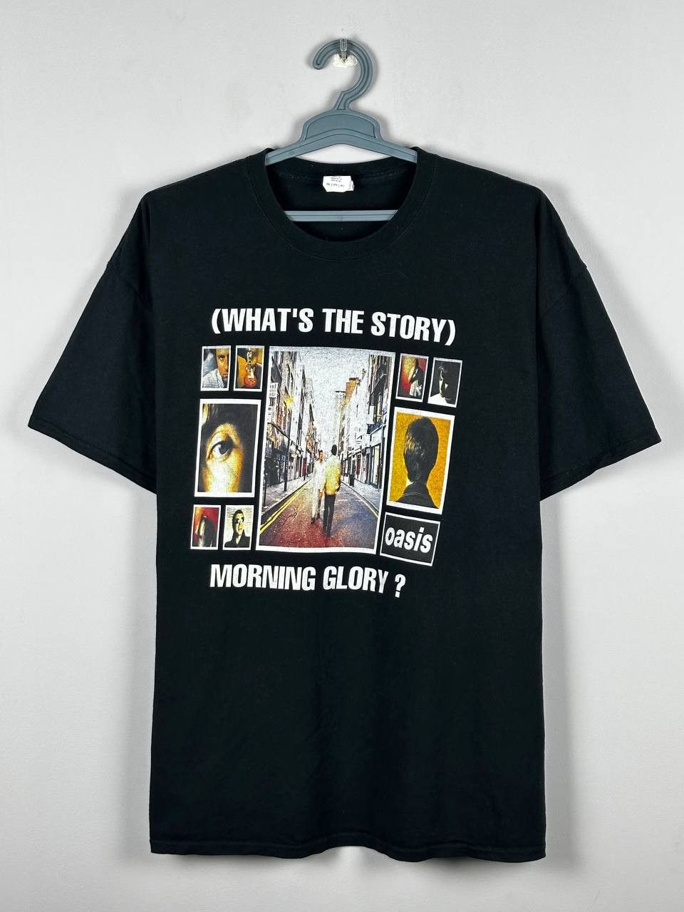 Band Tees Vintage Oasis Band Definitely Maybe Brit rock T Shirt Rare Size US XXL / EU 58 / 5 - 2 Thumbnail