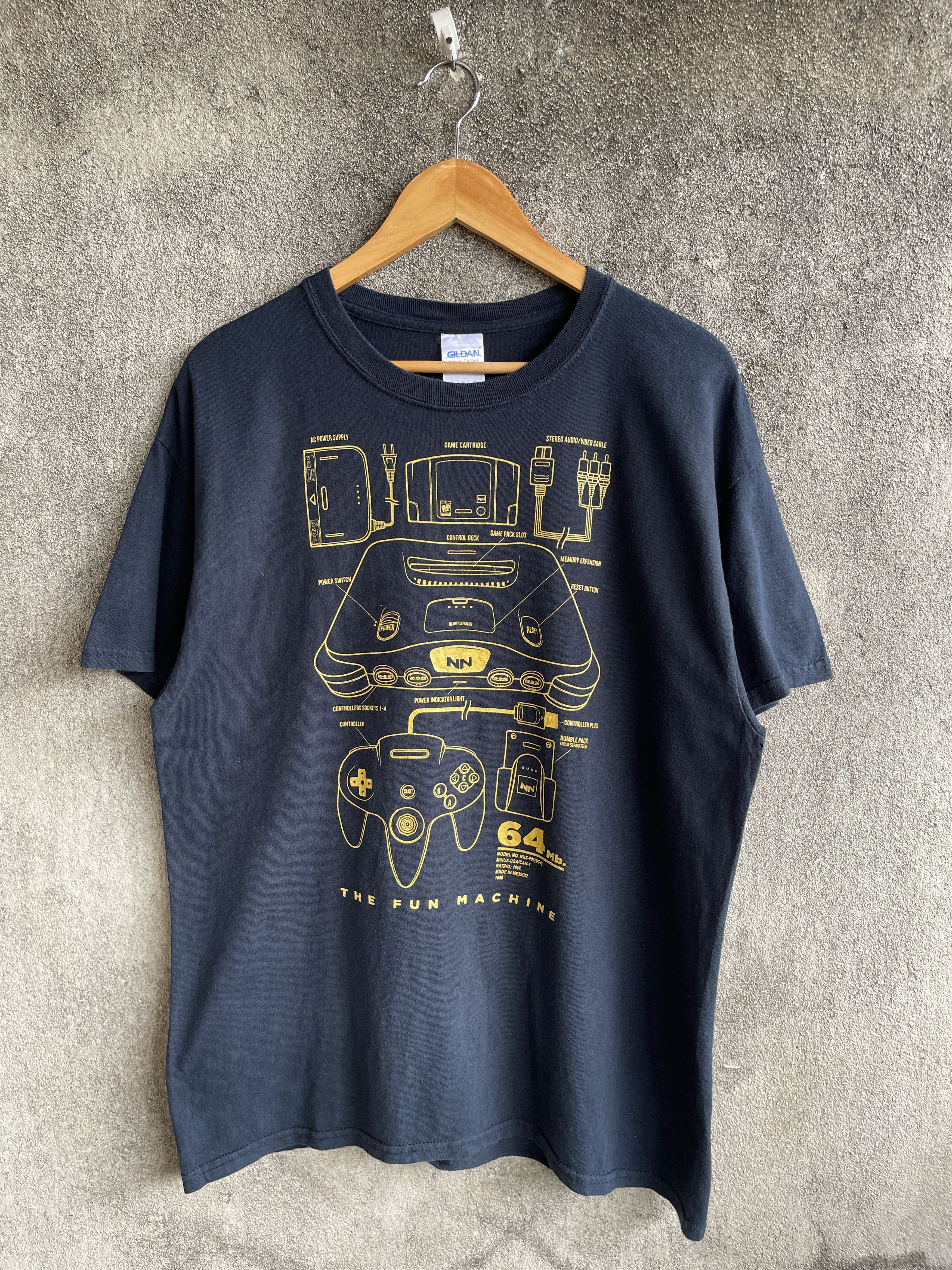 Vintage’y2k🔥The Fun Machine Nintendo64🔥Playstion GearTshirt