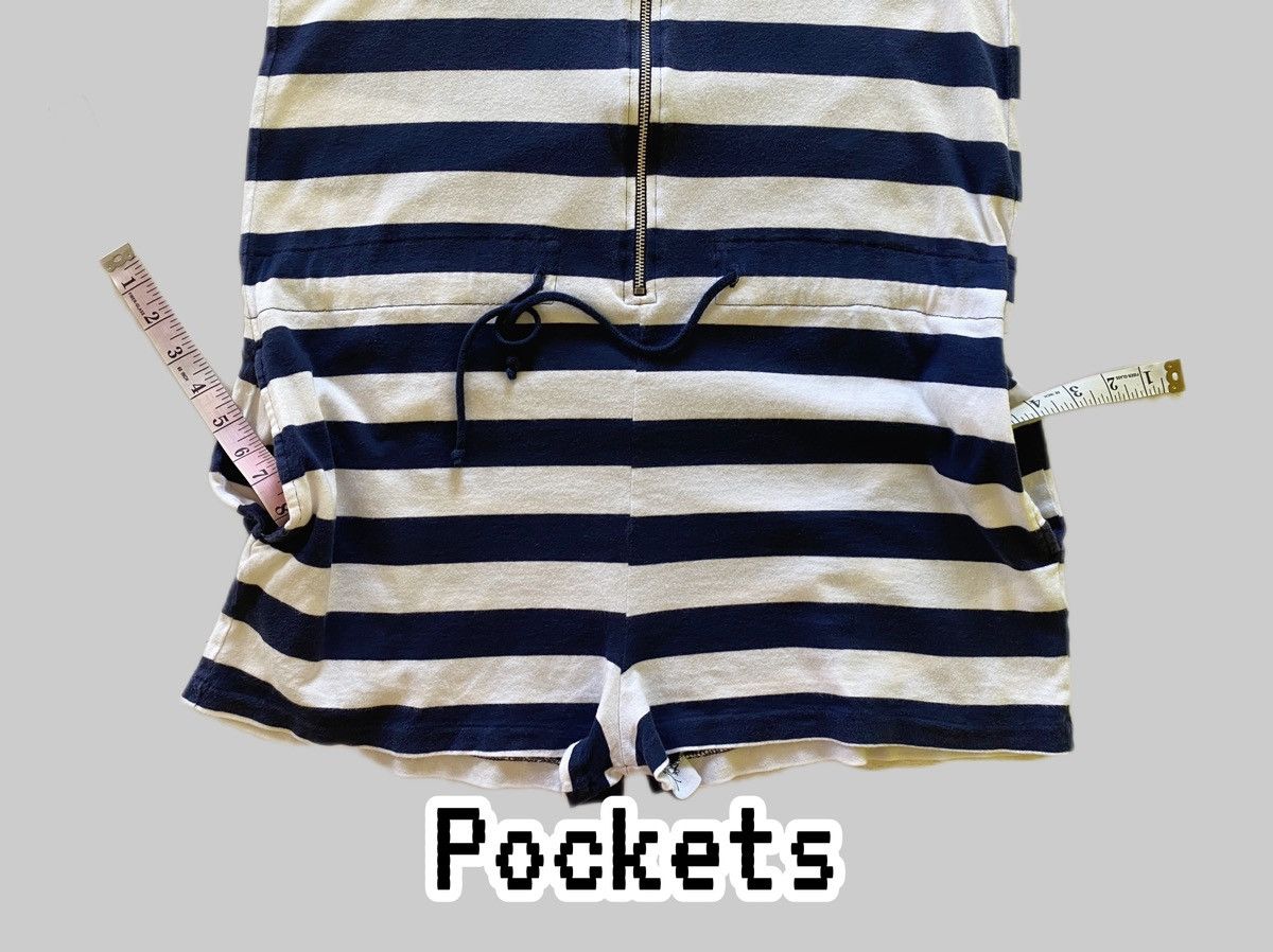 Issey Miyake HARD TO FIND❗️I.S Collection-Tsumori Chisato Striped Rompers Size 27" / US 4 / IT 40 - 7 Thumbnail