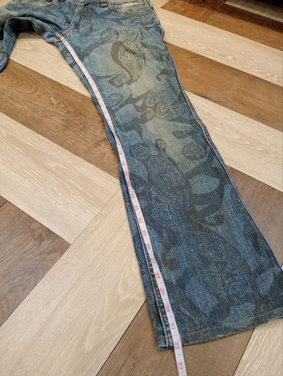 Nicole Club JAPANESE NICOLE CLUB FOR MEN PAISLEY JEANS Size US 33 - 15 Thumbnail